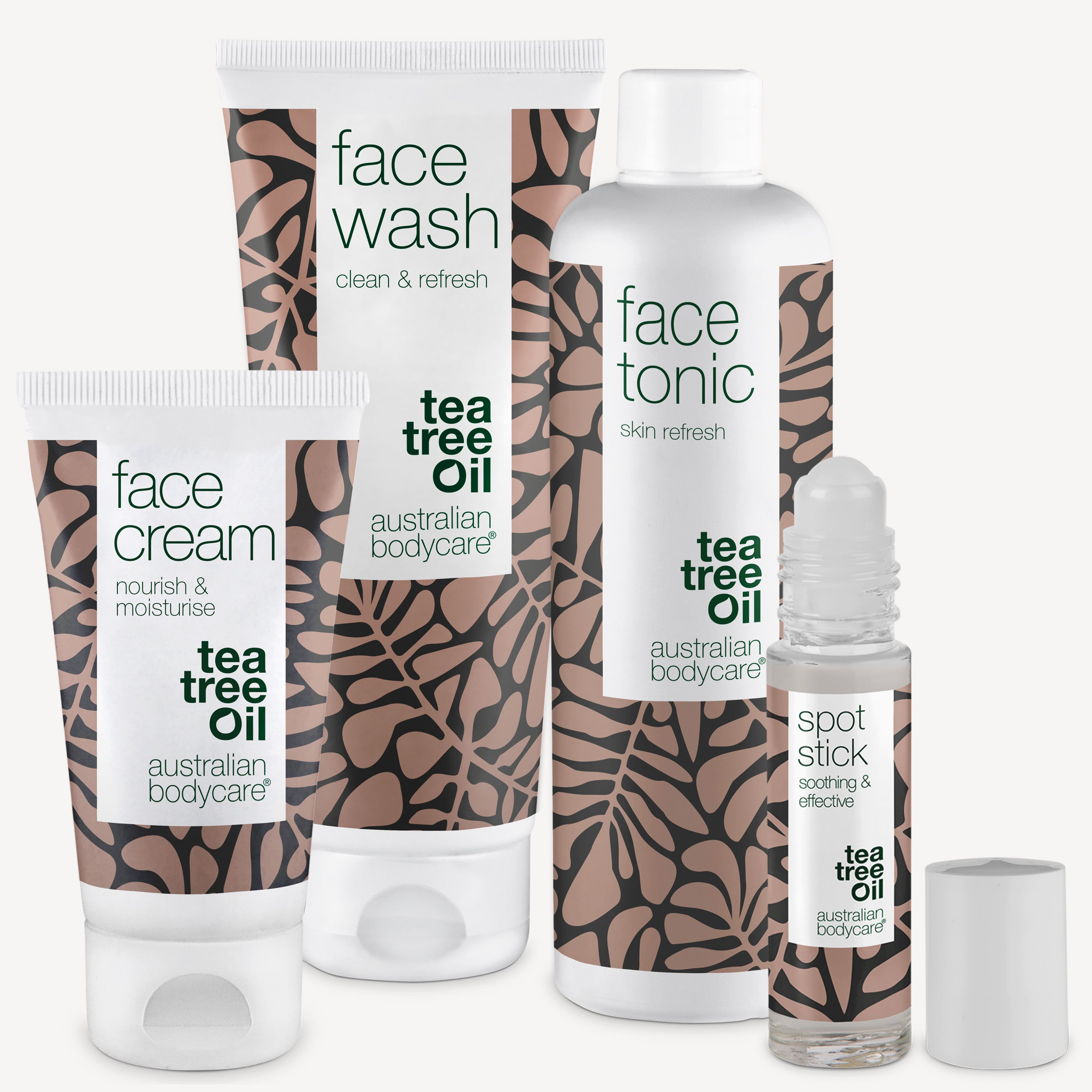 Face care kit for skin blemishes 4 products for spots on face, daily care of acne and blackheads