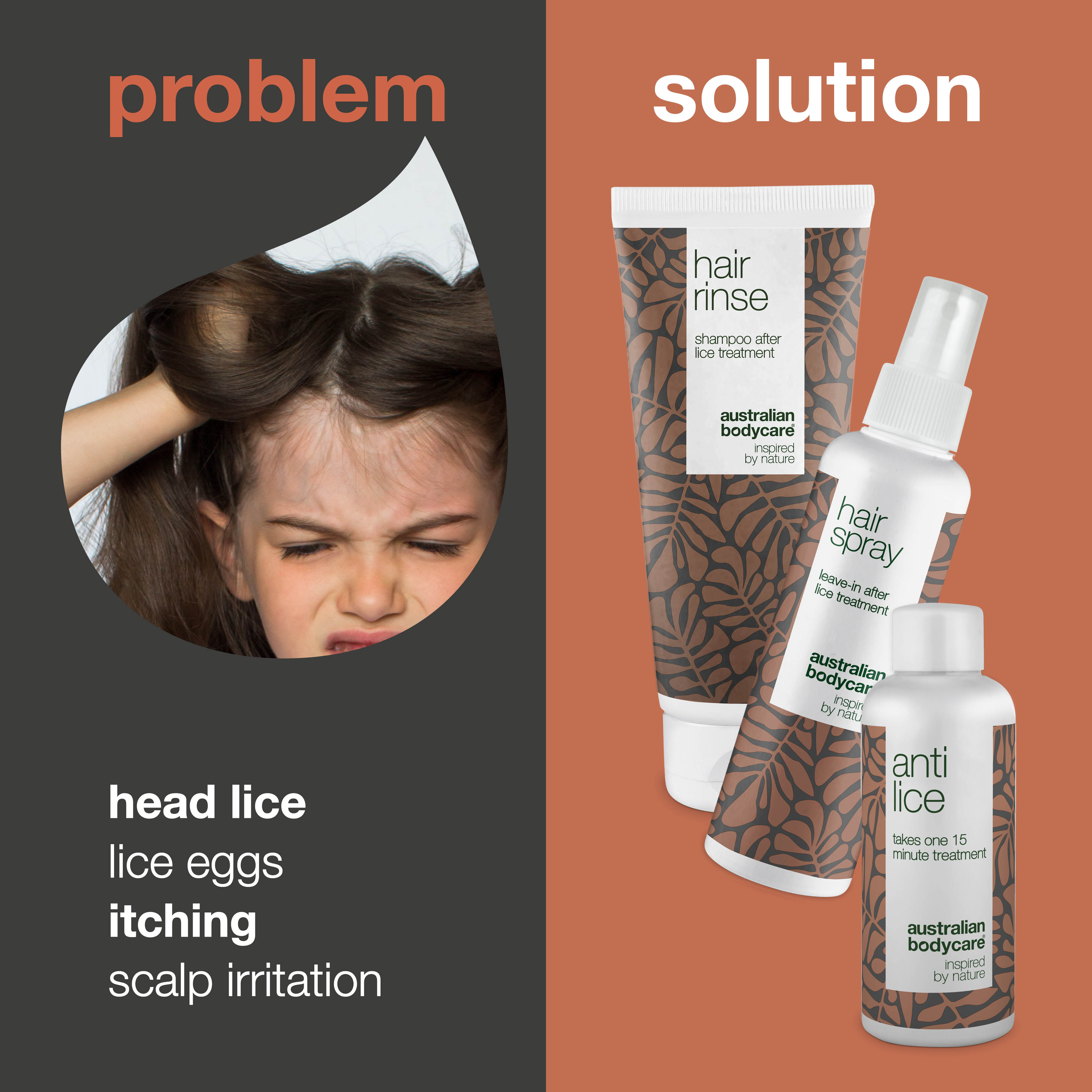 Head Lice Treatment Kit — 3 products for fast control of lice