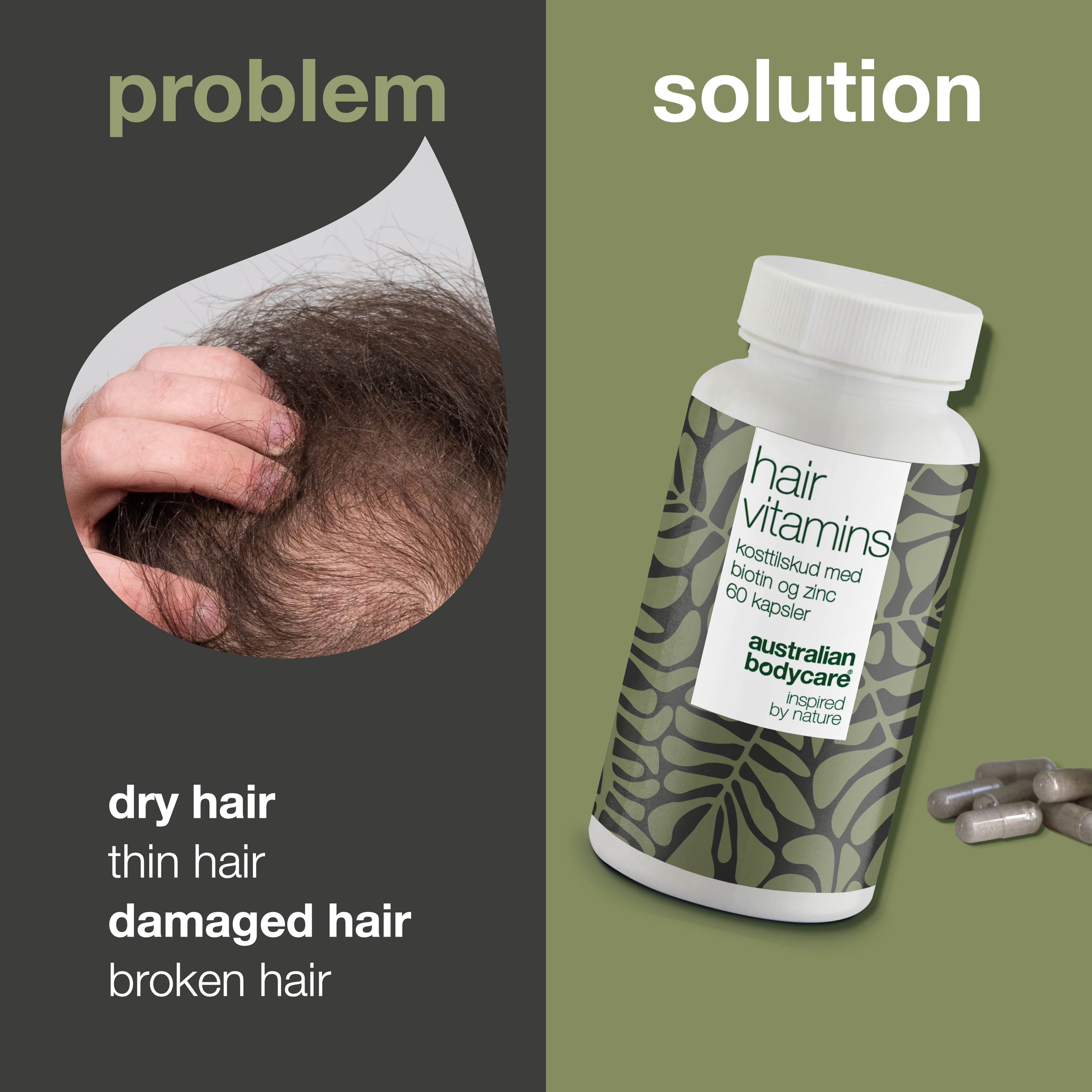 Hair vitamins with Biotin — Biotin for healthy, beautiful hair