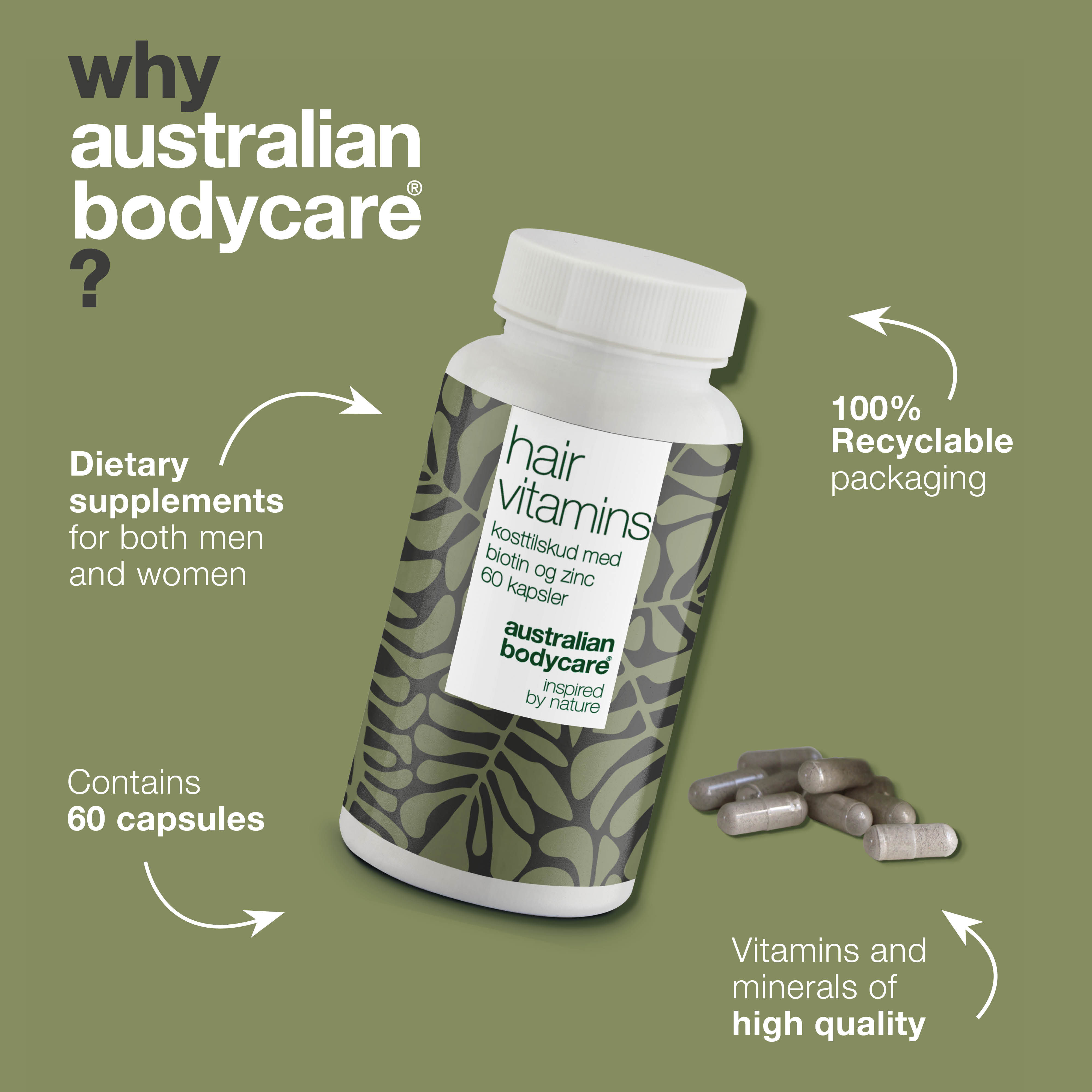 Hair vitamins with Biotin — Biotin for healthy, beautiful hair