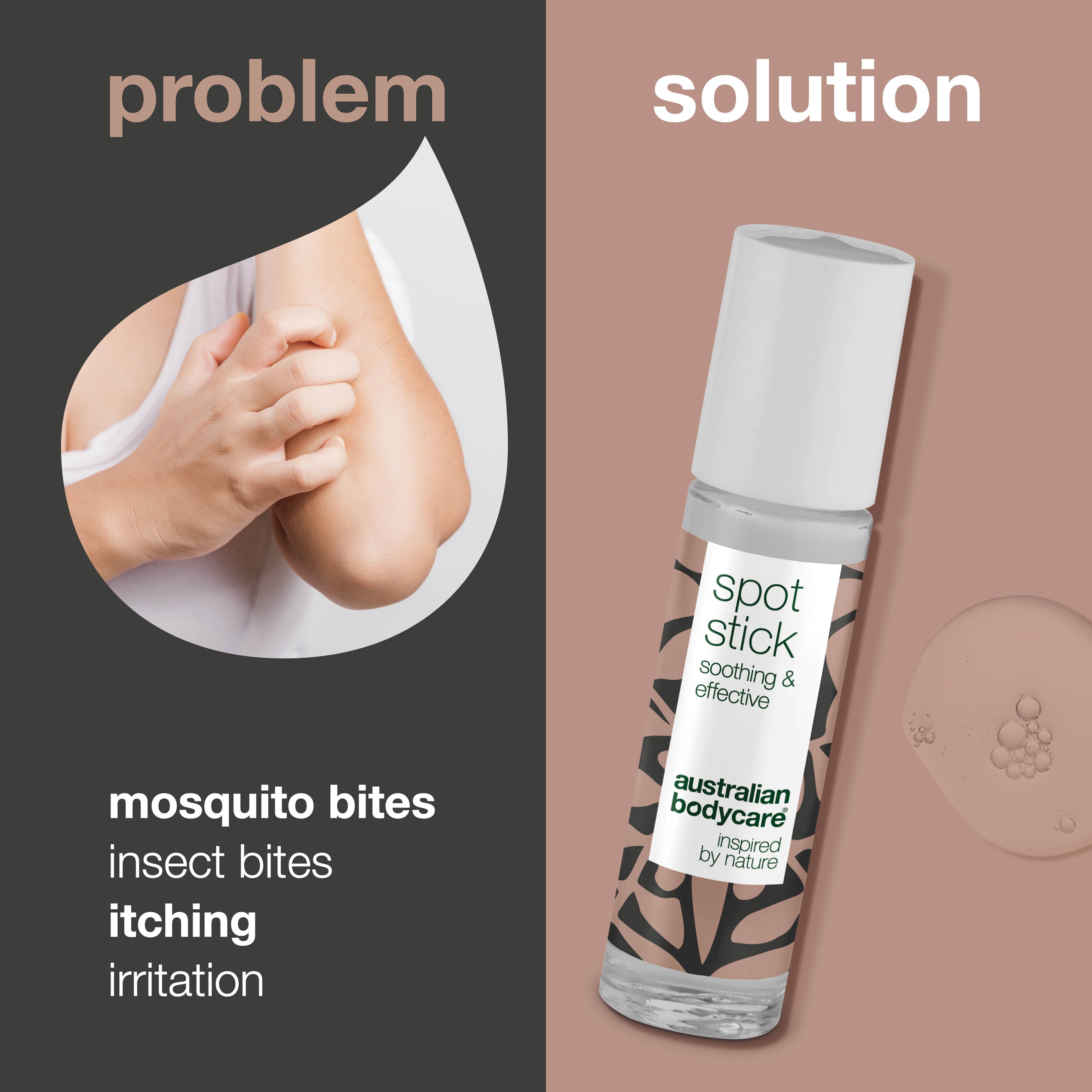Stick for mosquito bites — Practical roll on stick against bacteria and irritation from insect bites