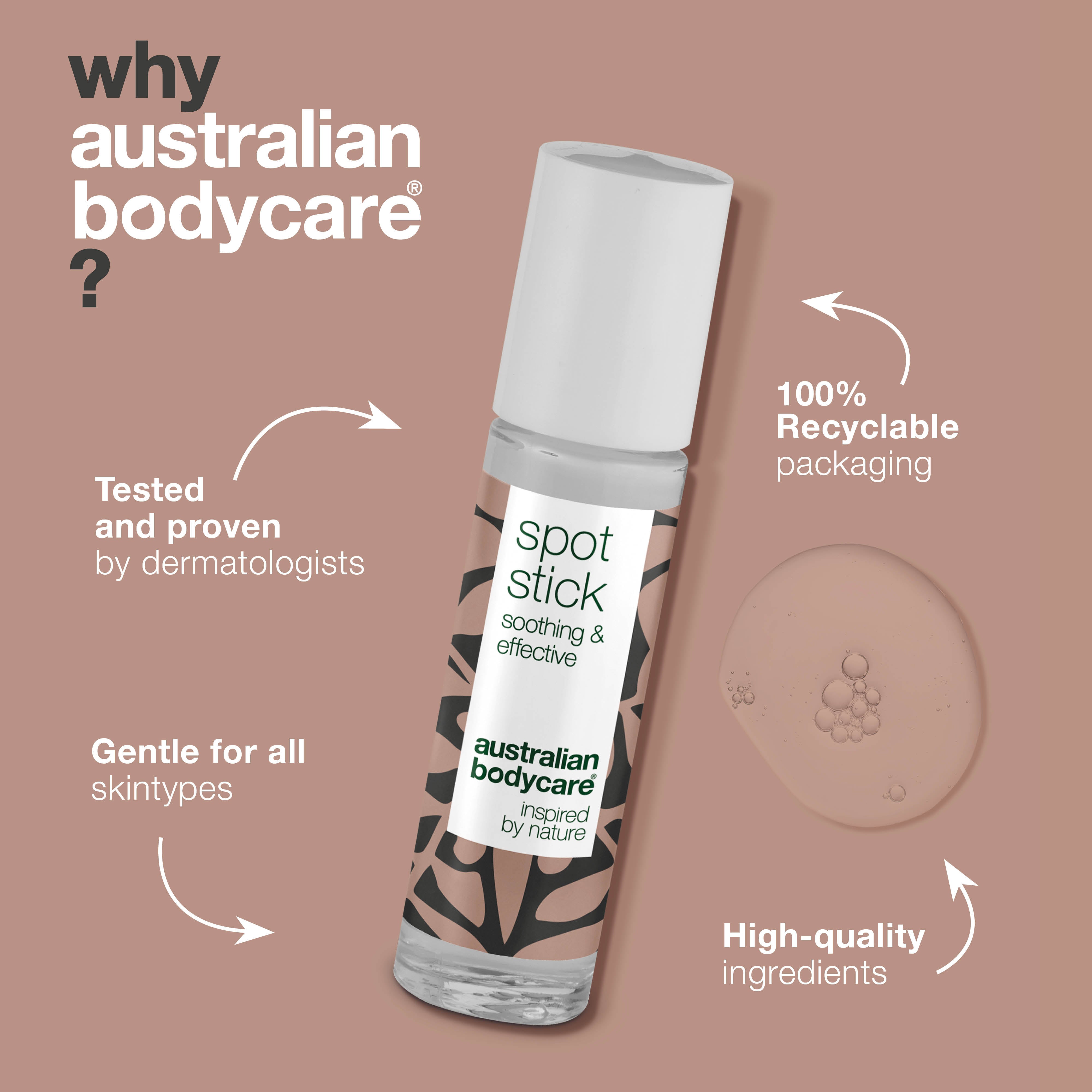 Stick for mosquito bites — Practical roll on stick against bacteria and irritation from insect bites