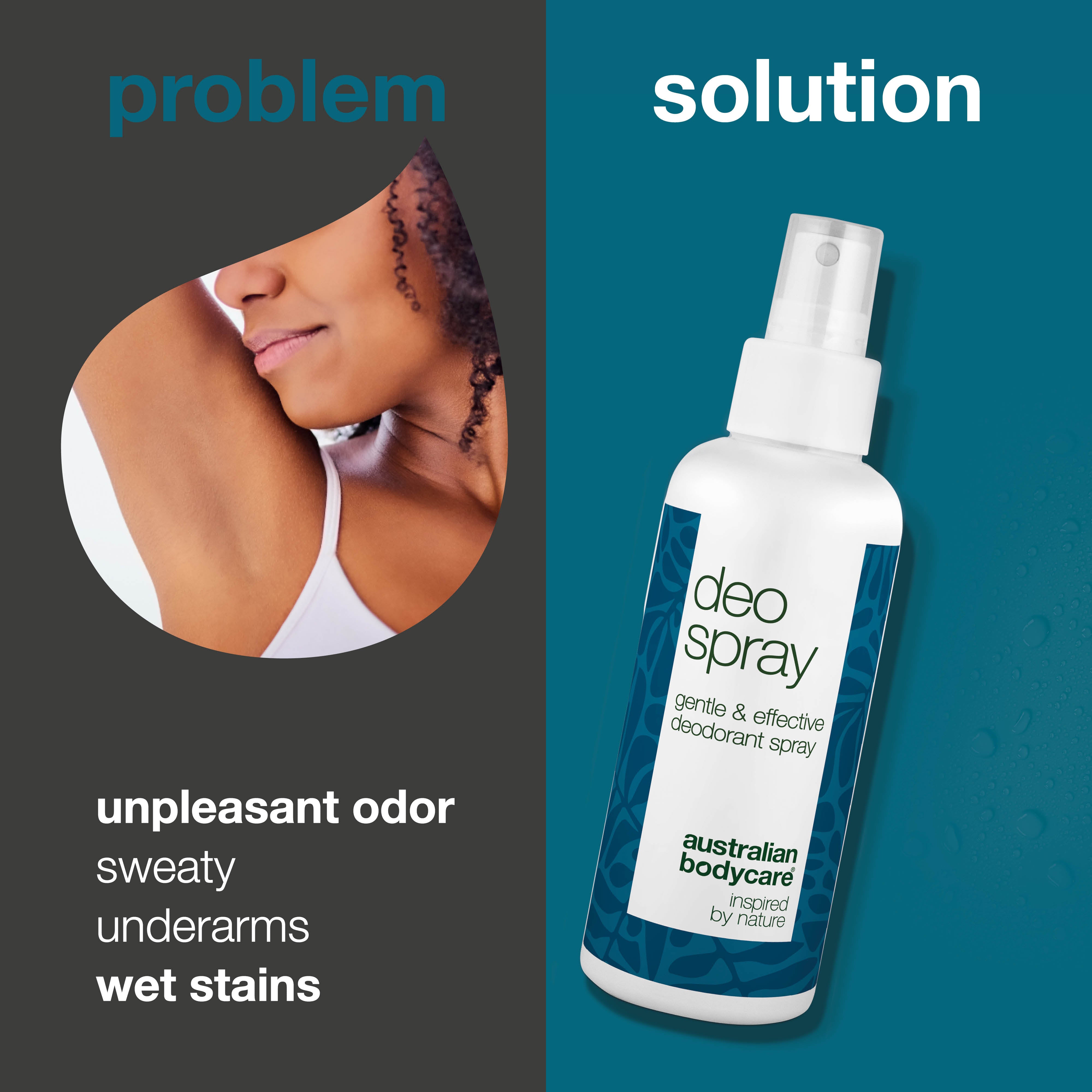 Antiperspirant Deodorant Spray – Fights Sweat & Odor — Control sweat and odor with this long-lasting deodorant spray. Dermatologically tested and suitable for all skin types.