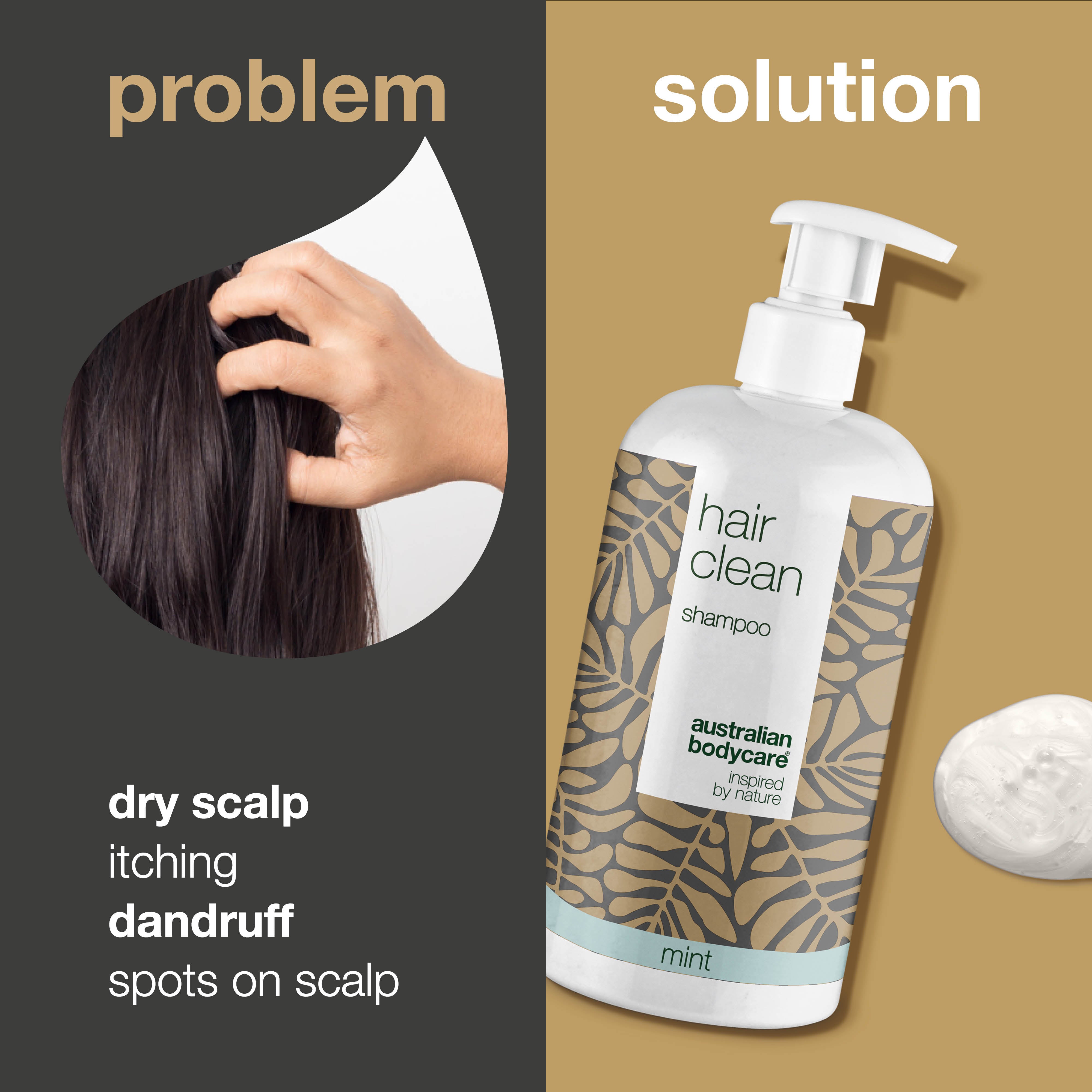 4 for 3 Tea Tree Shampoo 500ml Mint - Package deal — Package deal with 4 shampoos (500 ml): Tea Tree Oil Mint