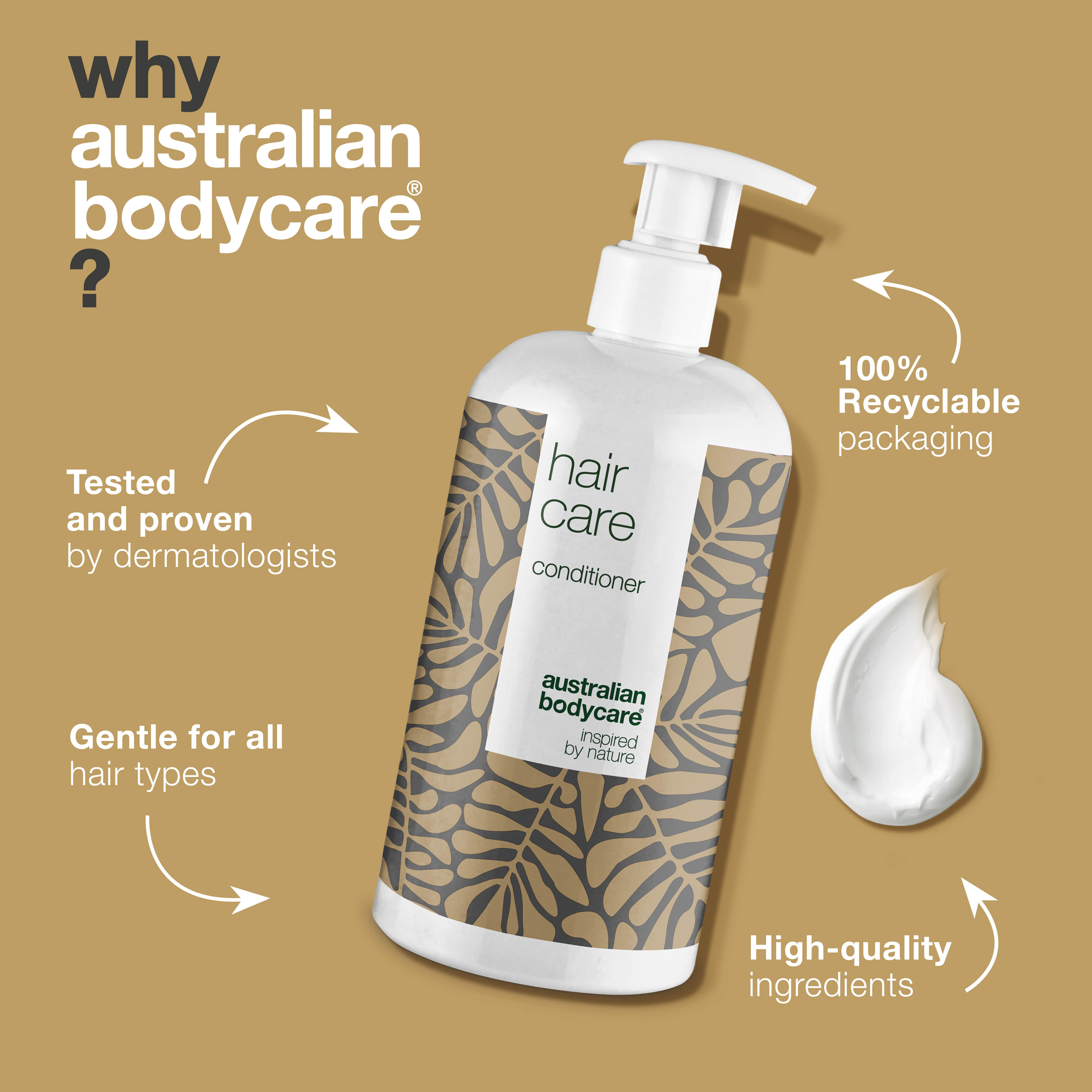 4 for 3 Hair Care Conditioner 500 ml - Package deal — The package deal contains 4 balsam (500 ml): Tea Tree Oil