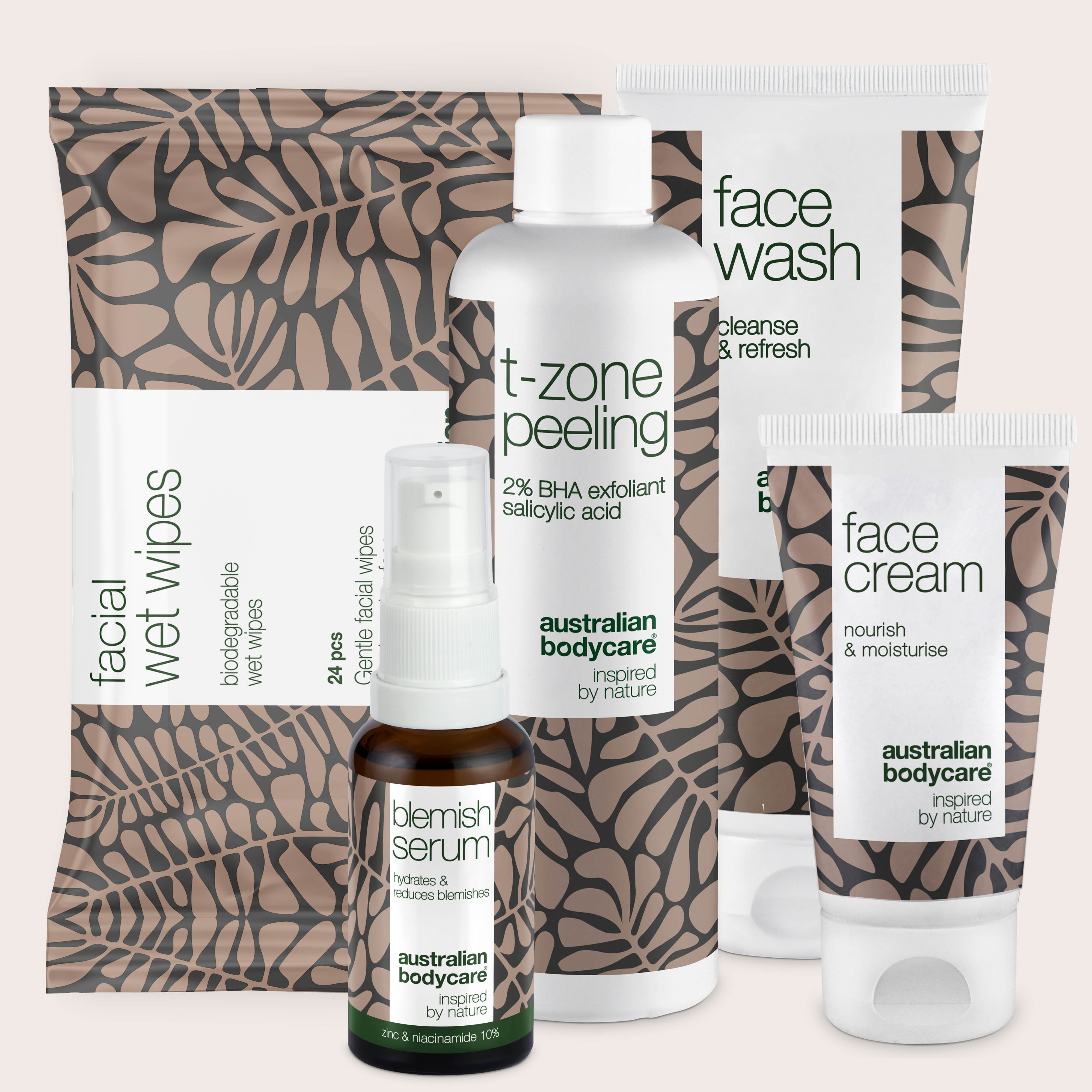 T-Zone Peeling kit with Niacinamide for oily skin | Tea Tree Oil