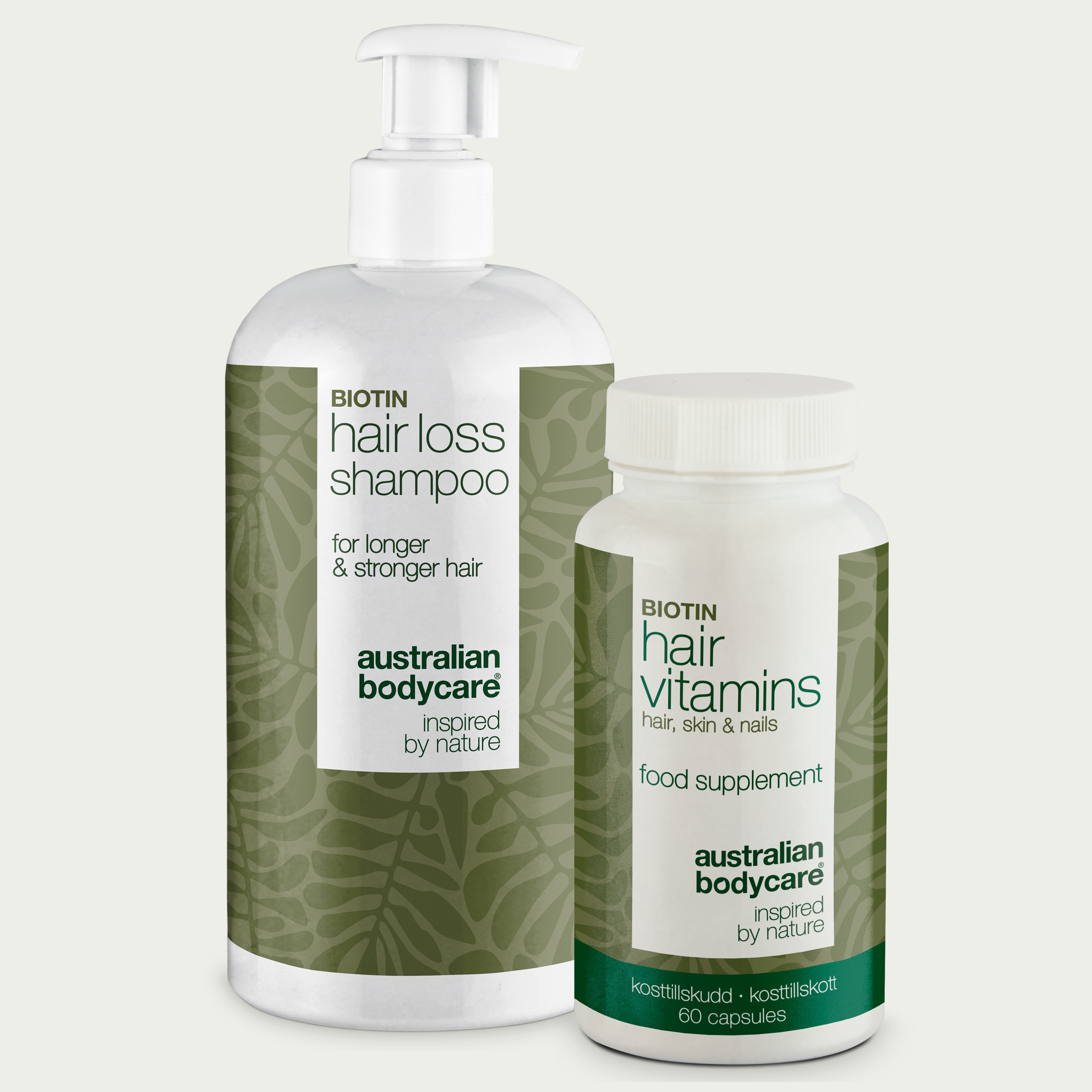 Hair loss shampoo & vitamins for hair loss, thin hair & damaged hair