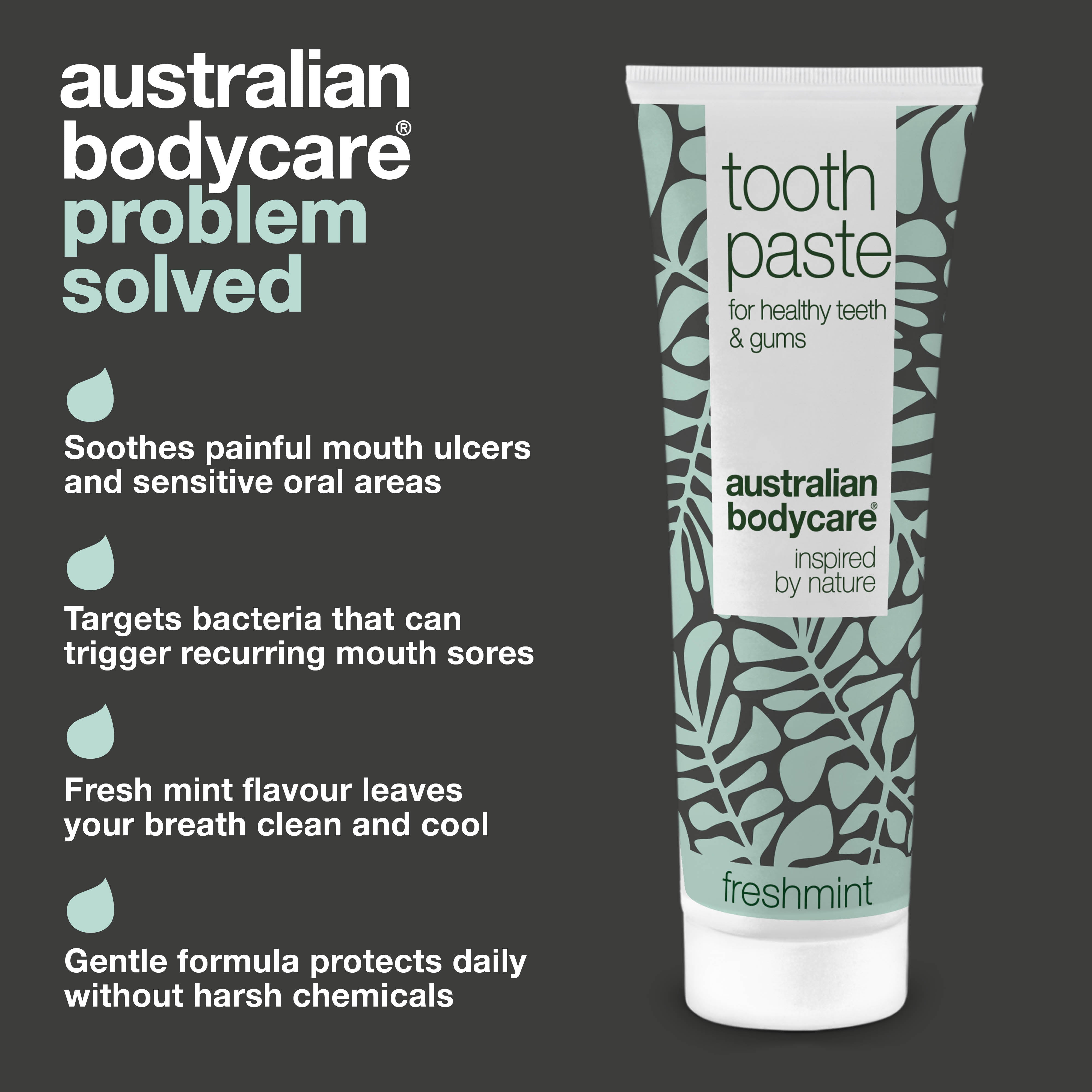 Toothpaste for Blister Care — Effective Care for Blisters in Mouth, tongue and throat.