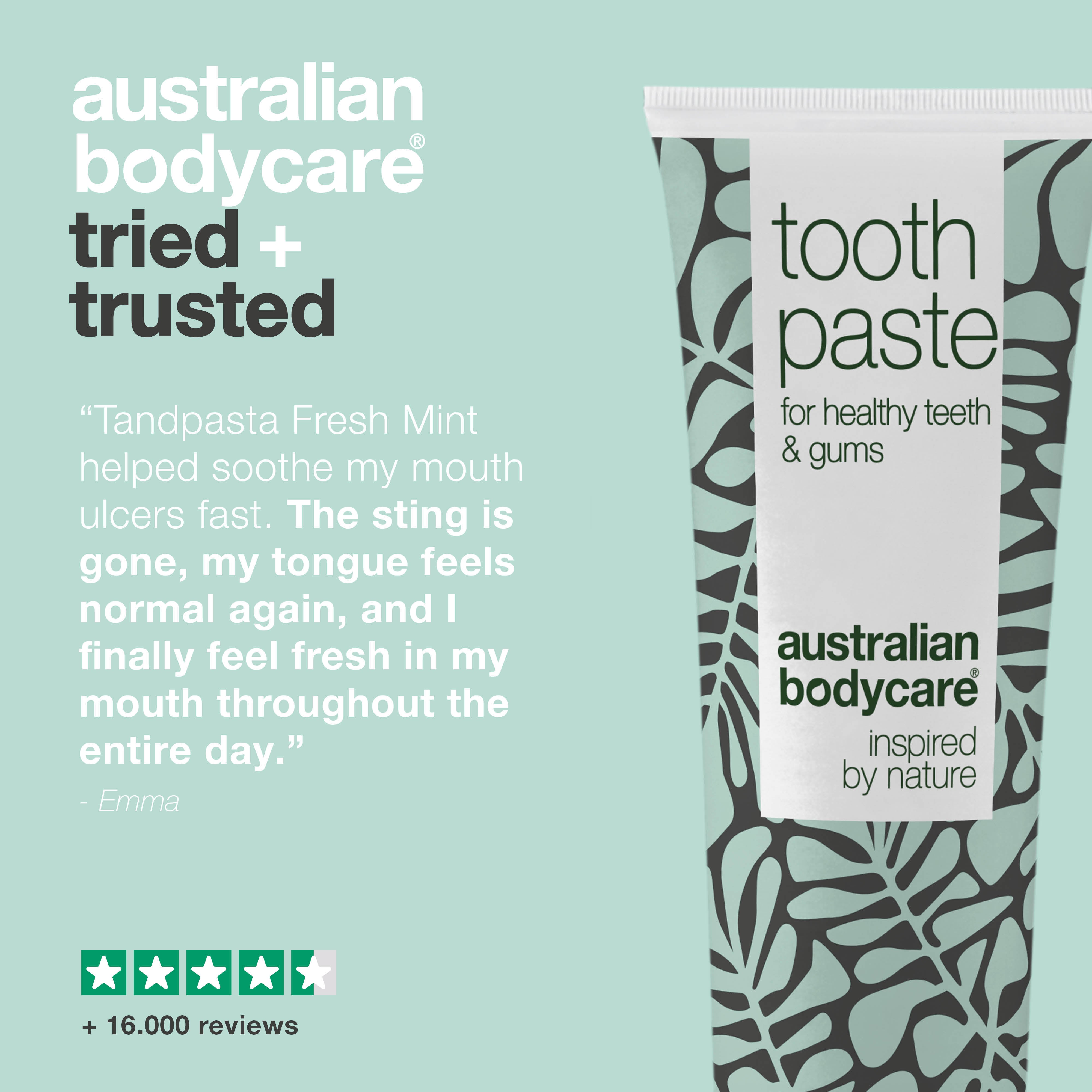 Toothpaste for Blister Care — Effective Care for Blisters in Mouth, tongue and throat.