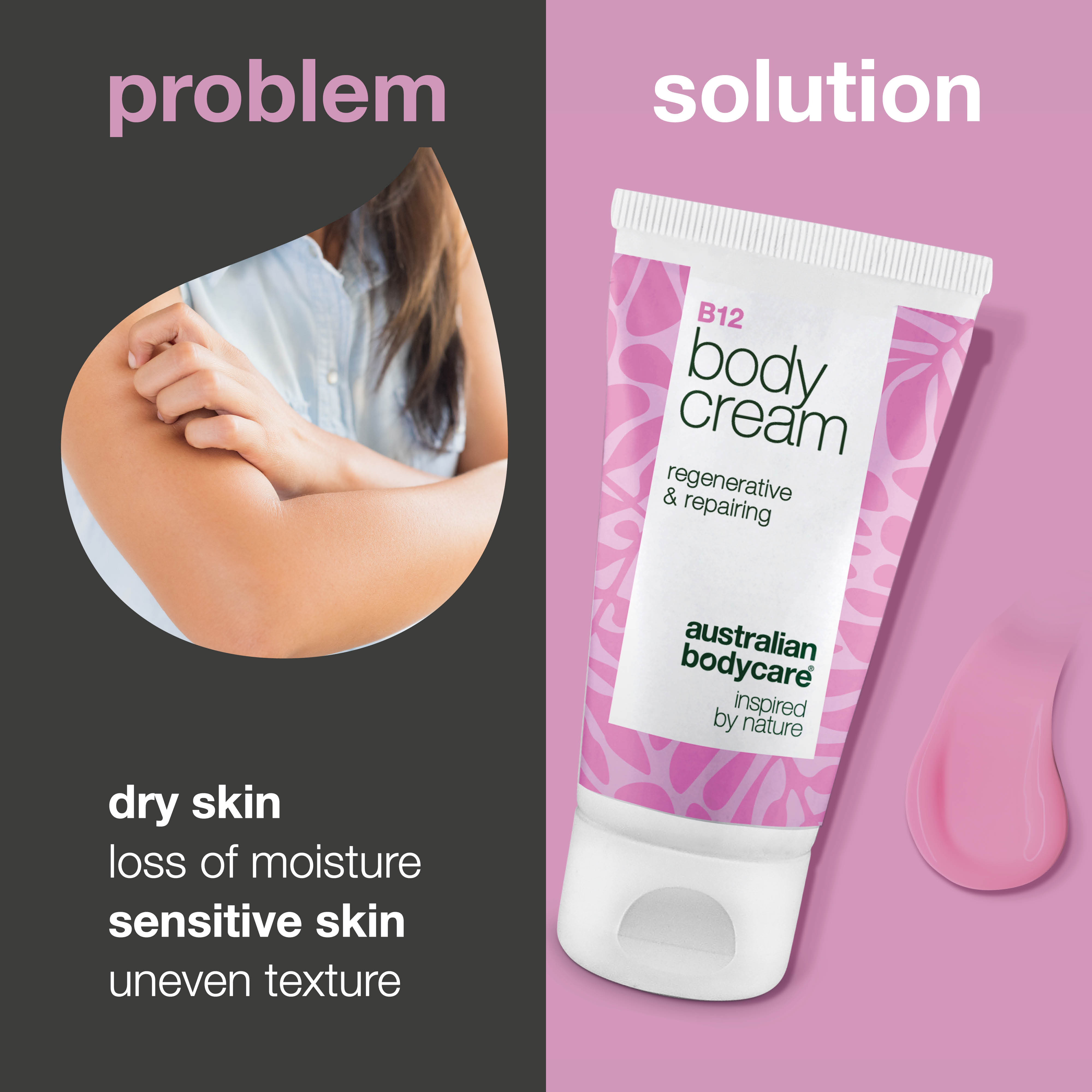 B12 Body Cream – Regenerating Cream with Vitamin B12 — Hydrating B12 Body Cream for soft, balanced skin. Suitable for all skin types.