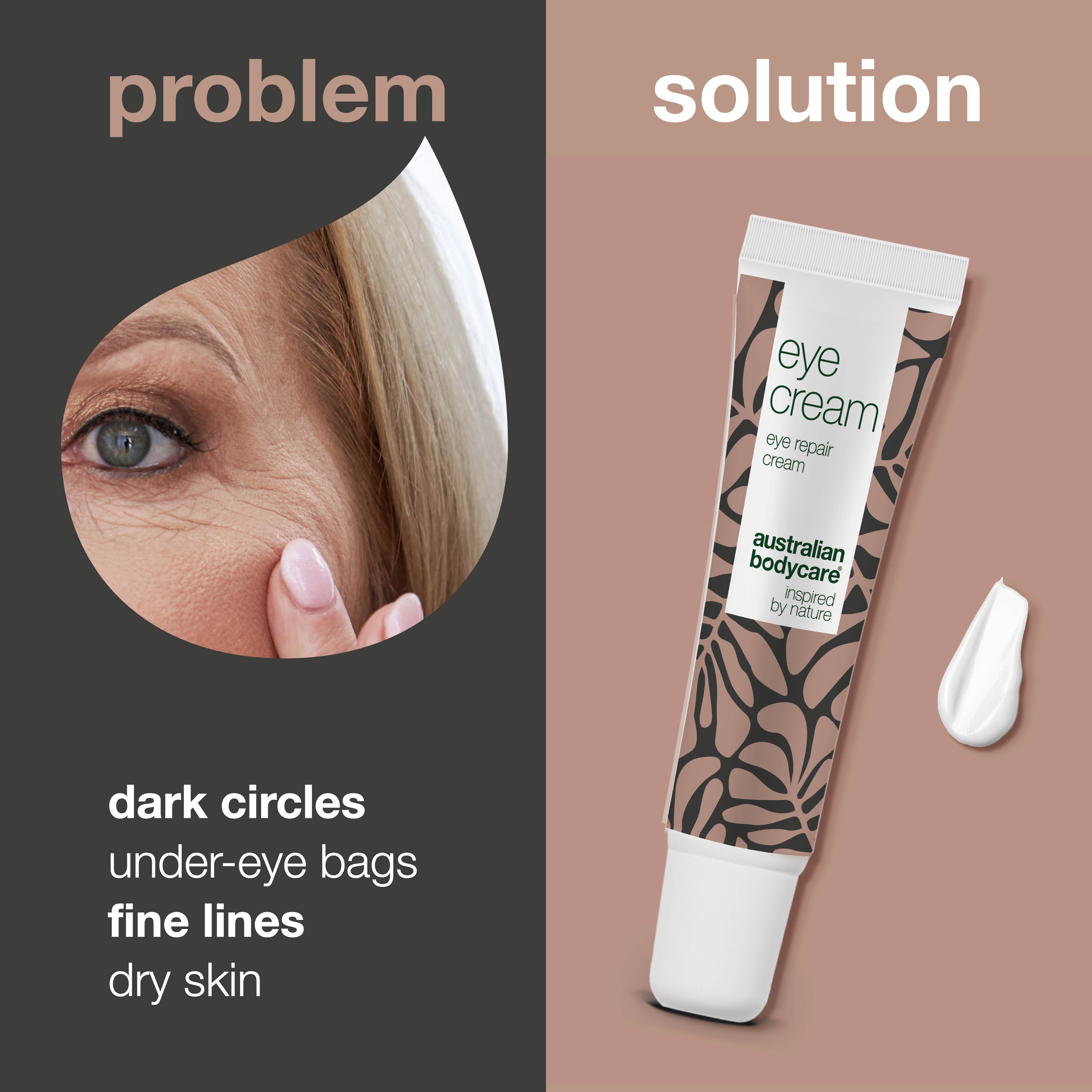 Eye Cream for Dark Circles, Puffiness, and Fine Lines — Effective eye cream that reduces puffiness and dark circles. Hydrates and strengthens for a fresh, youthful look.