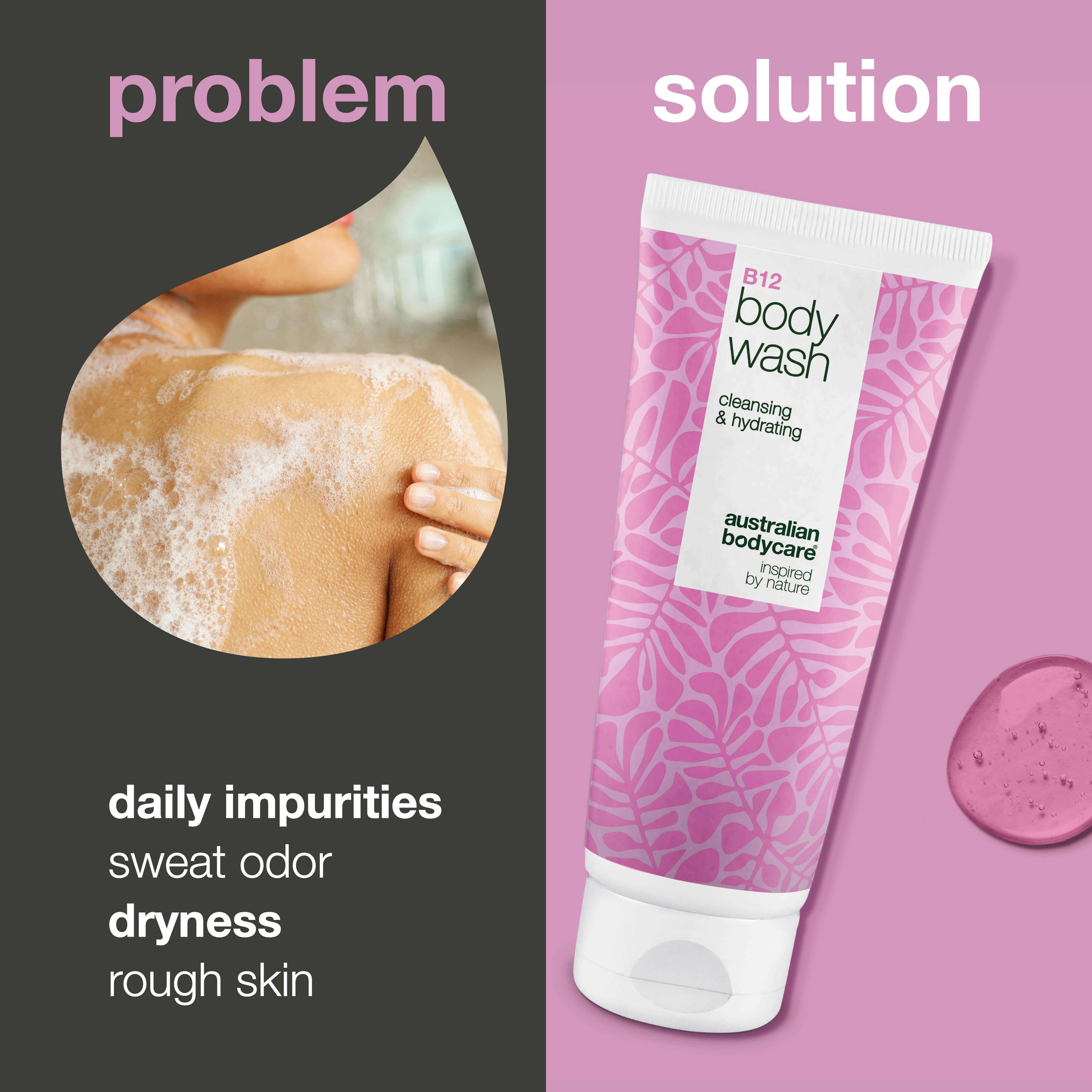 Body Wash with B12 – Daily Hydration and Nourishment — B12 Body Wash – daily care that cleanses, soothes, and deeply hydrates skin.