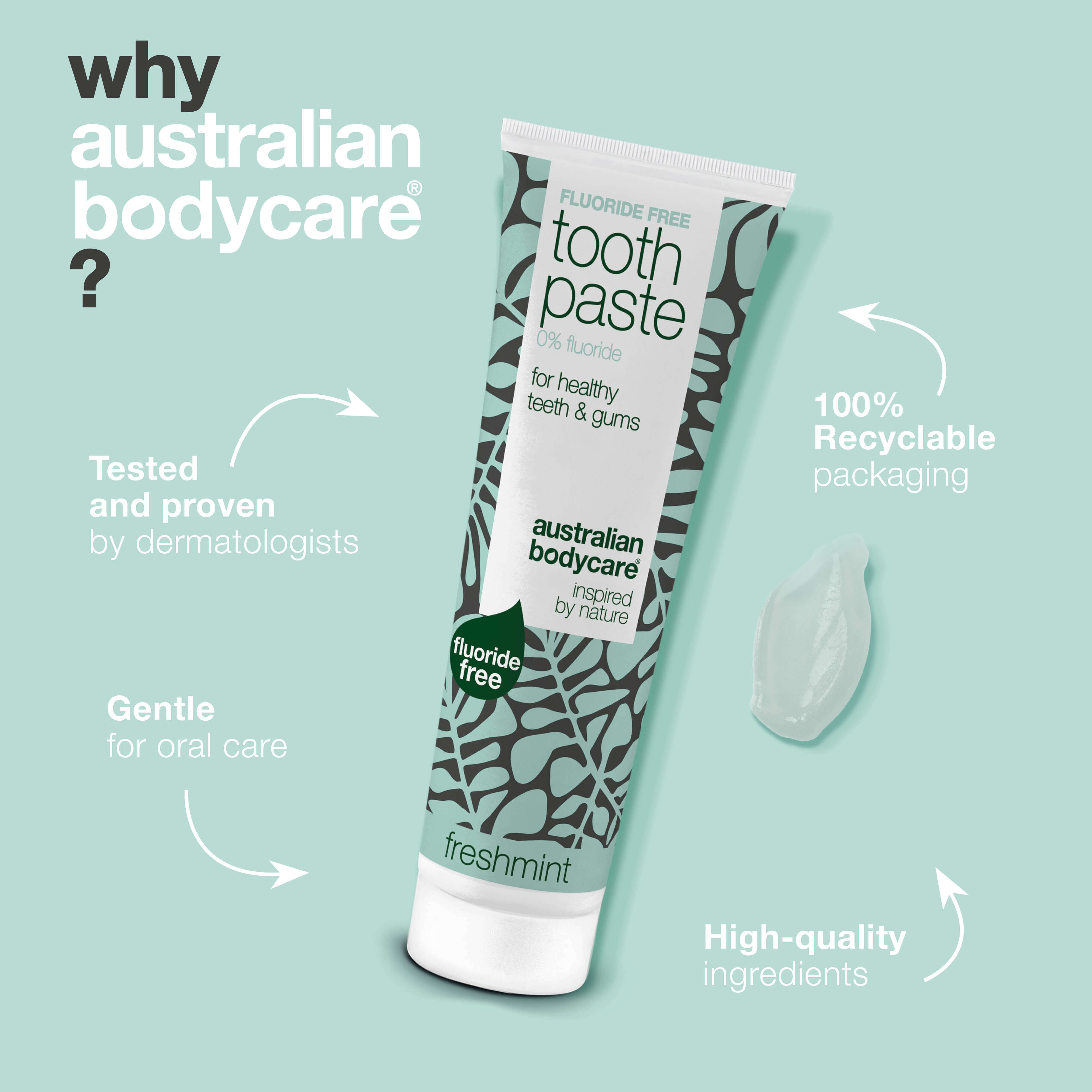 Fluoride-Free Toothpaste – For Healthy Teeth & Fresh Breath — Fluoride-Free Toothpaste reduces plaque, soothes gums & freshens breath. Perfect for daily use with gentle yet effective care.