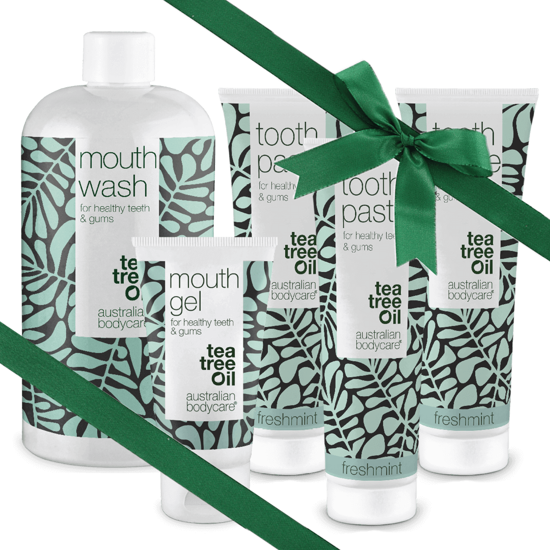 Gift ideas for grandpa - 5 Mouth care products with Tea Tree Oil
