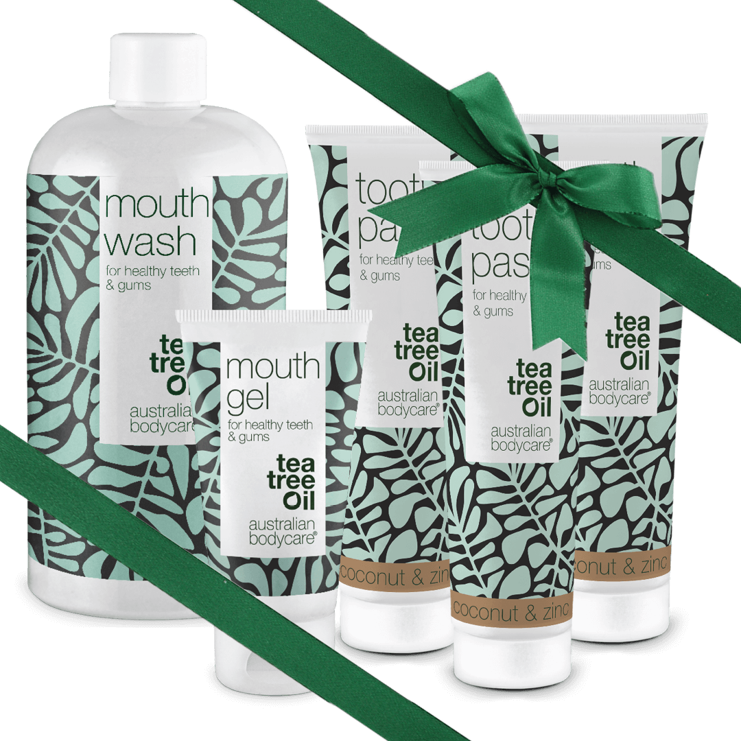 Gift ideas for grandpa - 5 Mouth care products with Tea Tree Oil