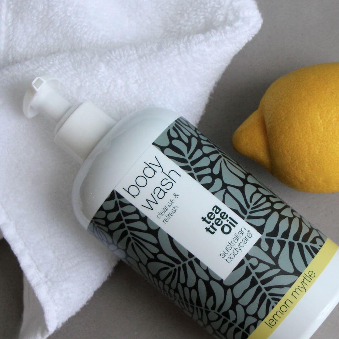 4 for 3 Tea Tree Body Wash 500 ml Lemon Myrtle — package deal - Package deal with 4 Body Wash (500 ml): Tea Tree Oil Lemon Myrtle