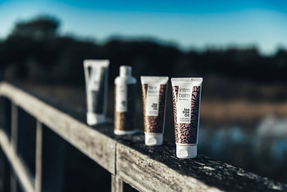 Image of wide range of assortment from australian bodycare in nature
