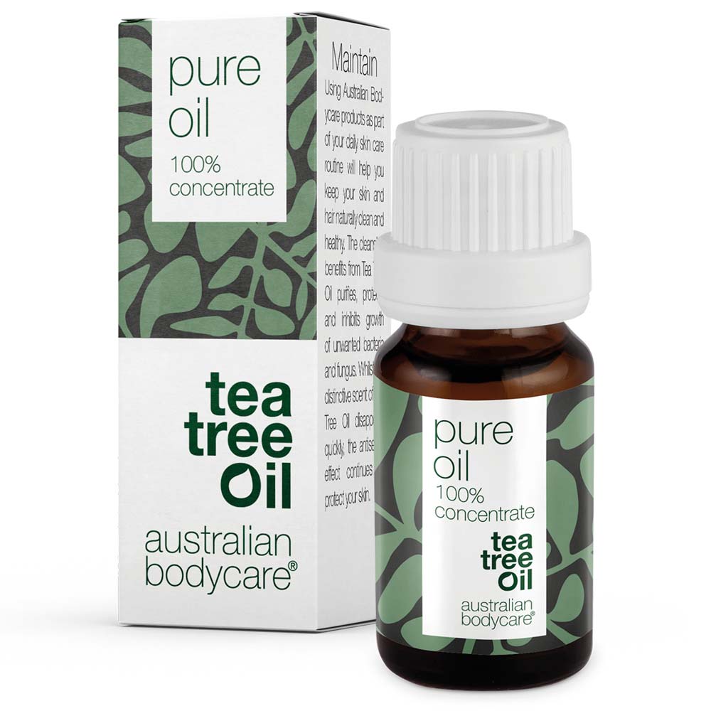 Pure Tea Tree Oil iho-ongelmiin - 100% luonnollinen ja tiivistetty teepuuöljy Australiasta