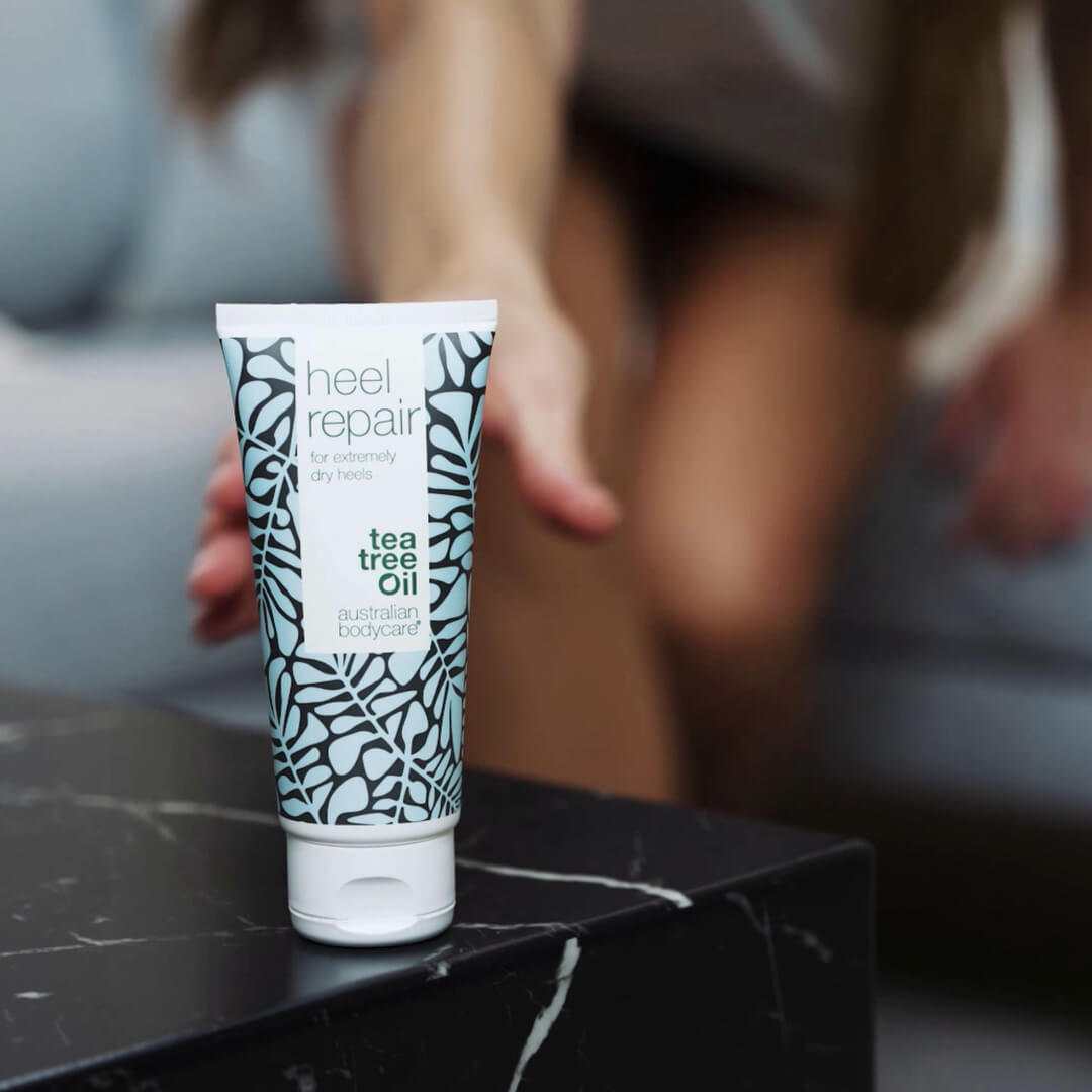 Heel Cream for Dry and Cracked Heels — Tackle cracked heels and dry feet with our heel repair. Contains 25% urea and natural 4-Terpineol, known from Tea Tree Oil.