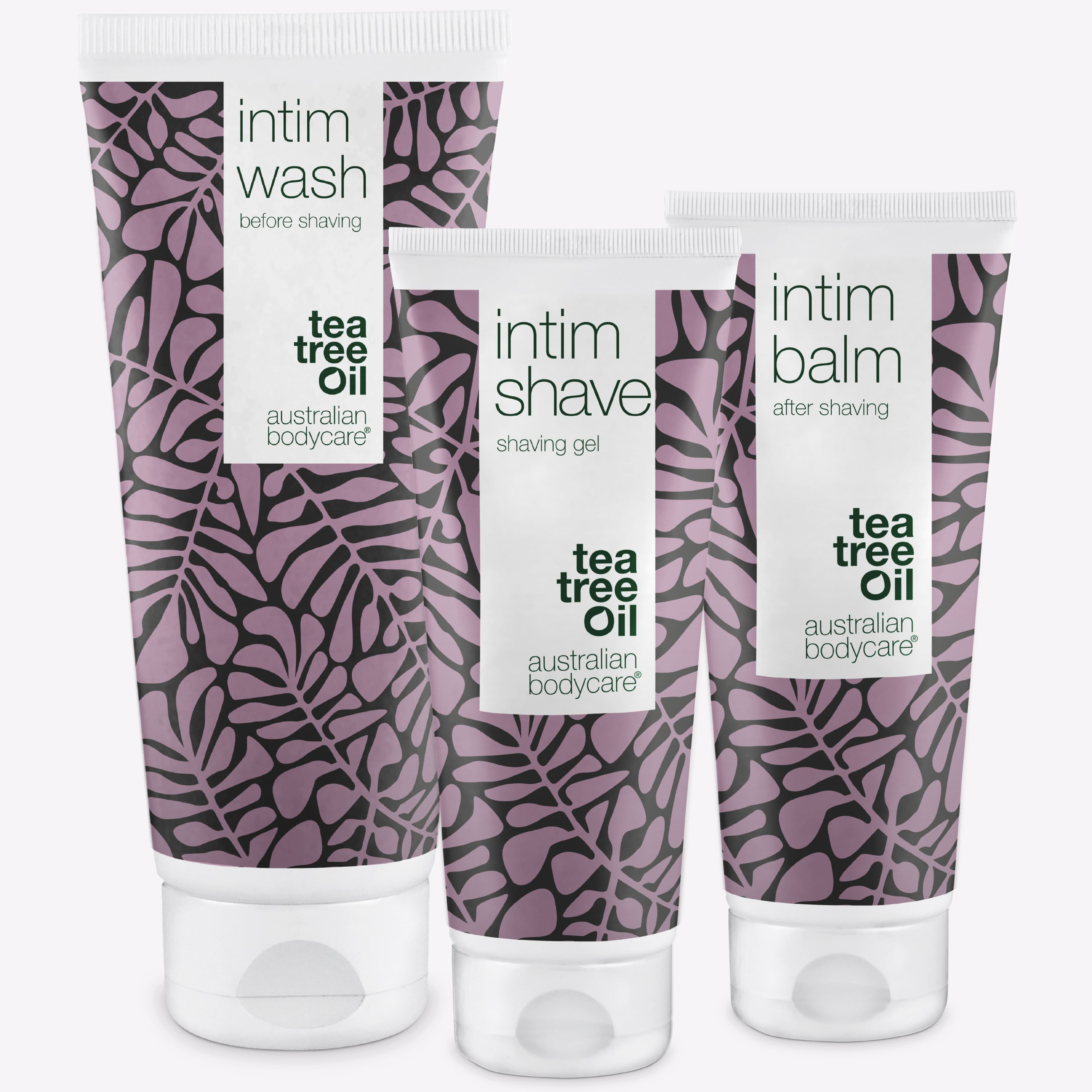 Intimate shaving set against razor bumps & razor burn in genital area