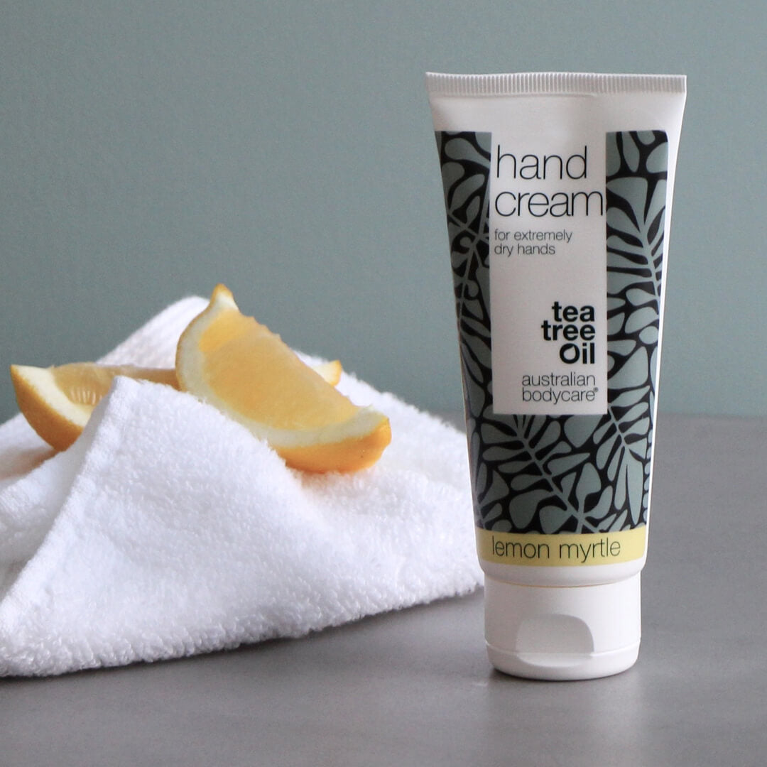 Tea Tree Hand cream for red and dry hands — Hand lotion for the daily care of cracked, itchy hands or with red skin