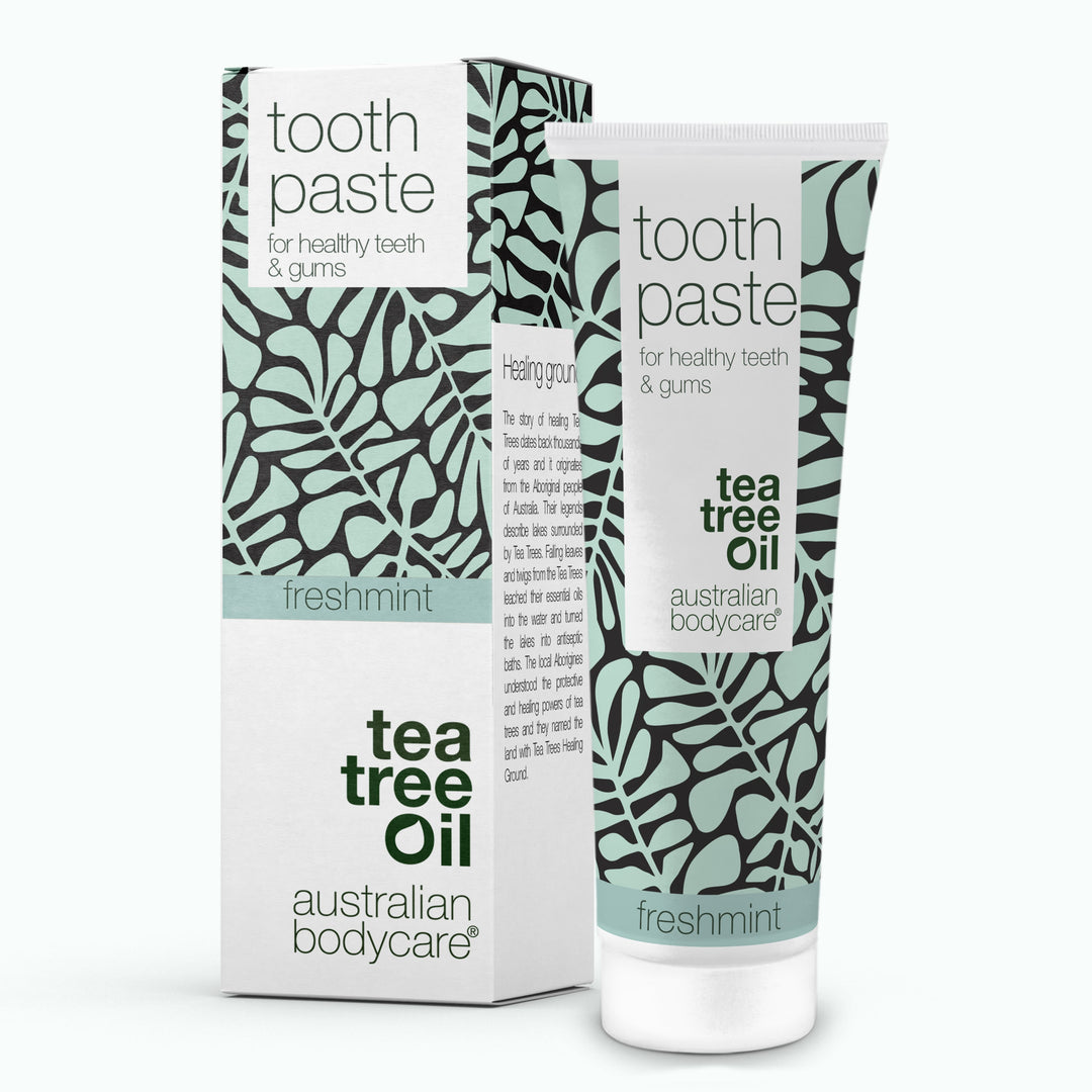 Toothpaste with Tea Tree Oil - daily care of gingivitis & oral thrush