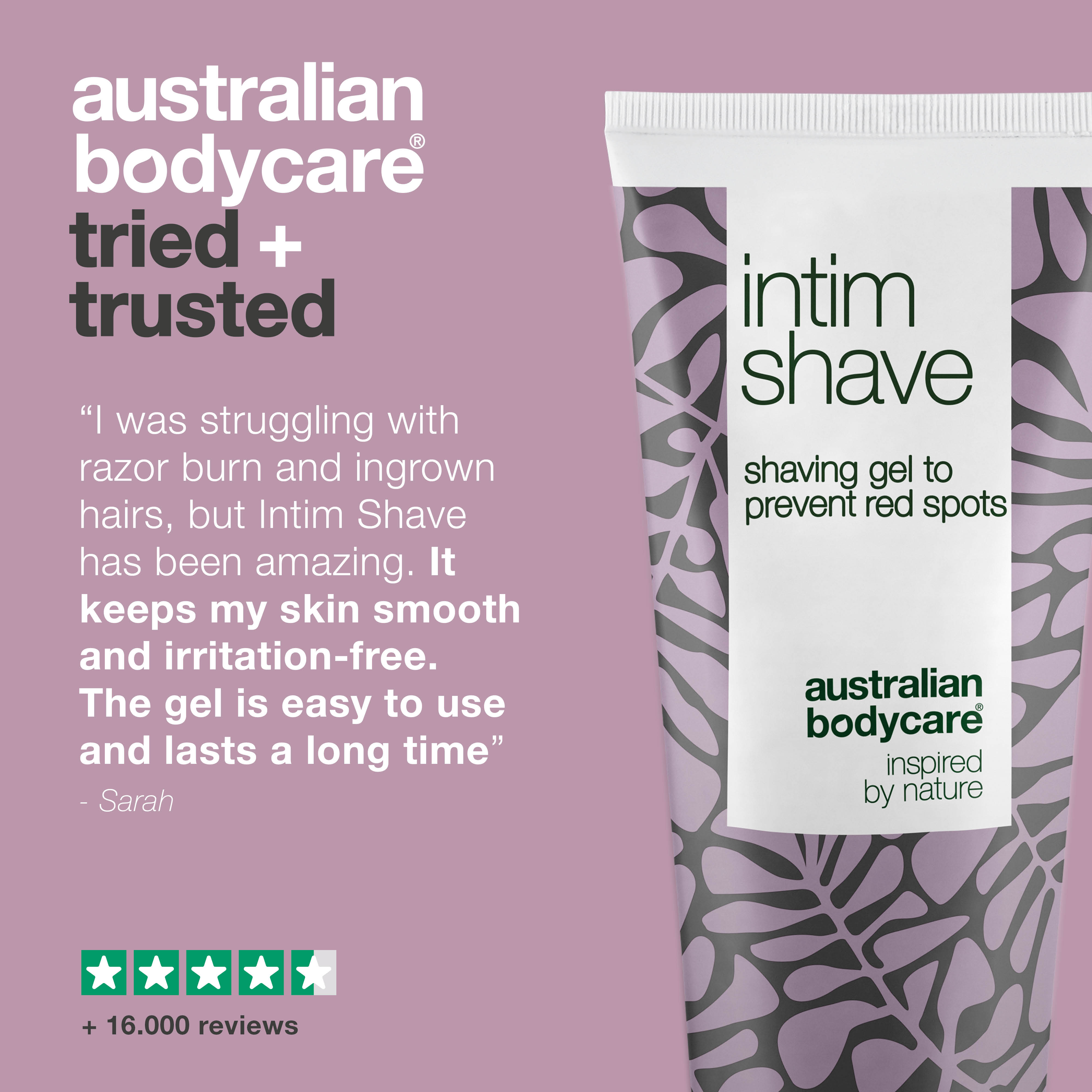 Intimate shaving gel against razor burn and ingrown hair — Shaving gel for the removal of pubic hair fights irritation and razor bumps