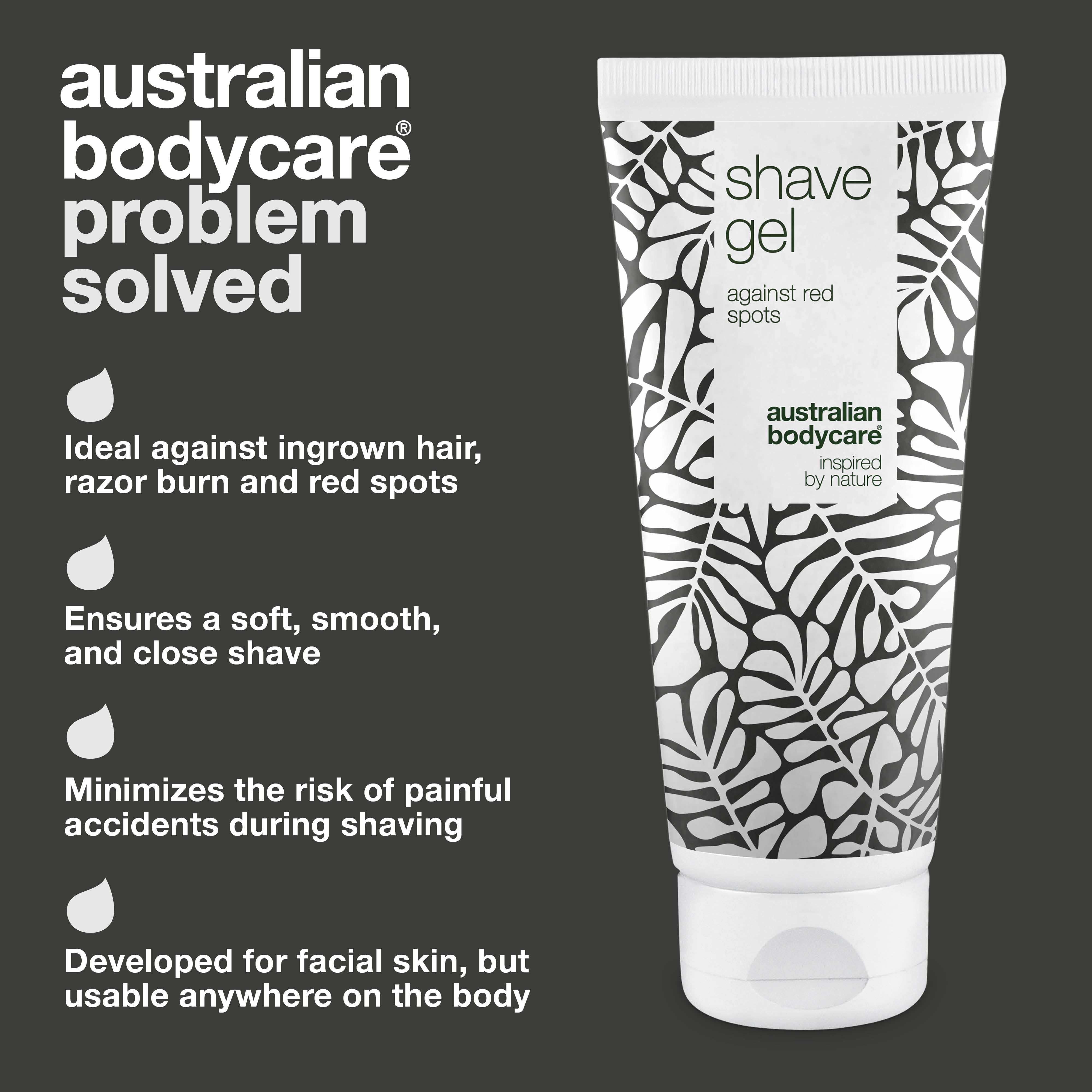 Shaving Gel against razor burn and razor bumps — Shaving gel to prevent shaving rash and ingrown hair