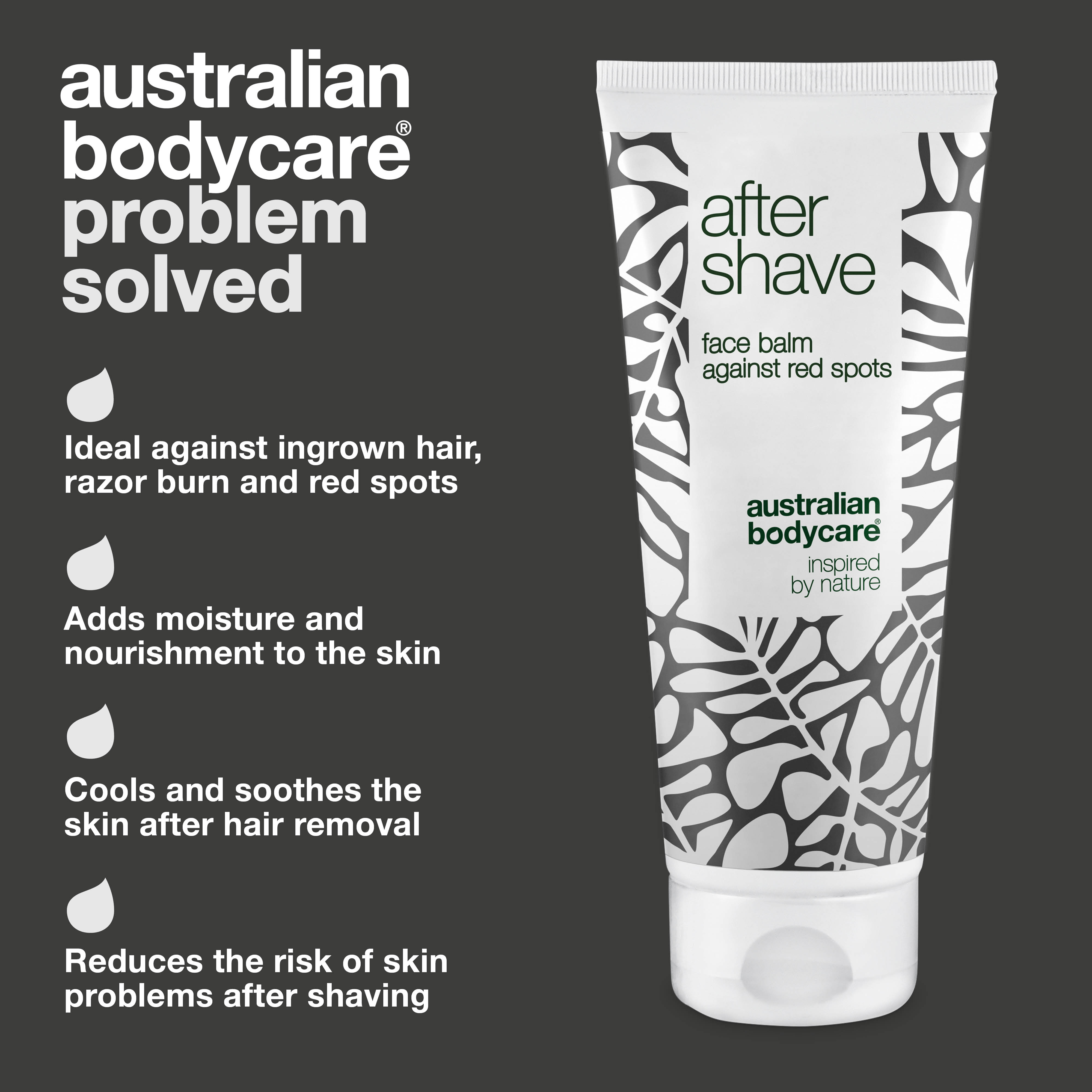 After Shave against razor burn and razor bumps — Aftershave lotion to prevent shaving rash and ingrown hair