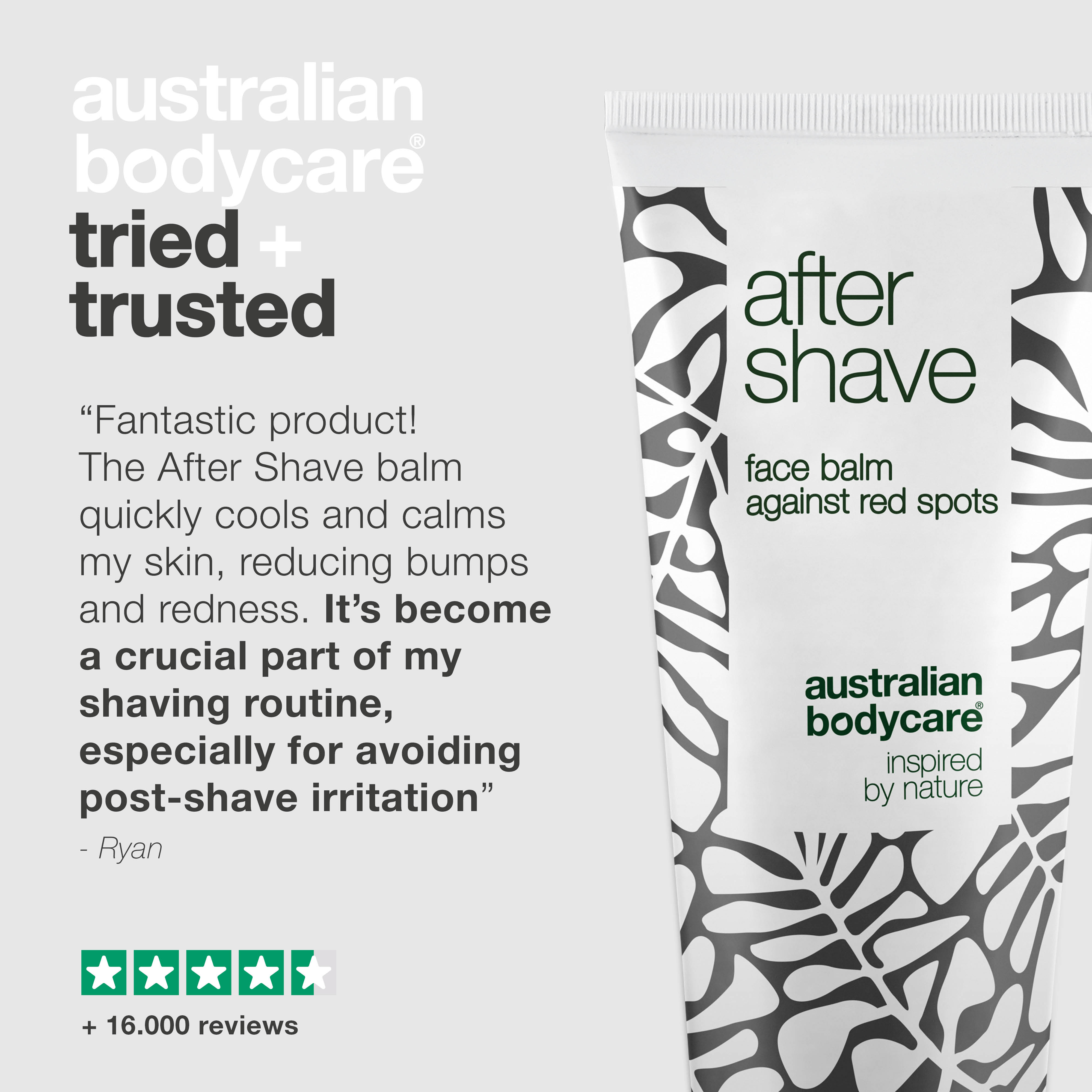 After Shave against razor burn and razor bumps — Aftershave lotion to prevent shaving rash and ingrown hair