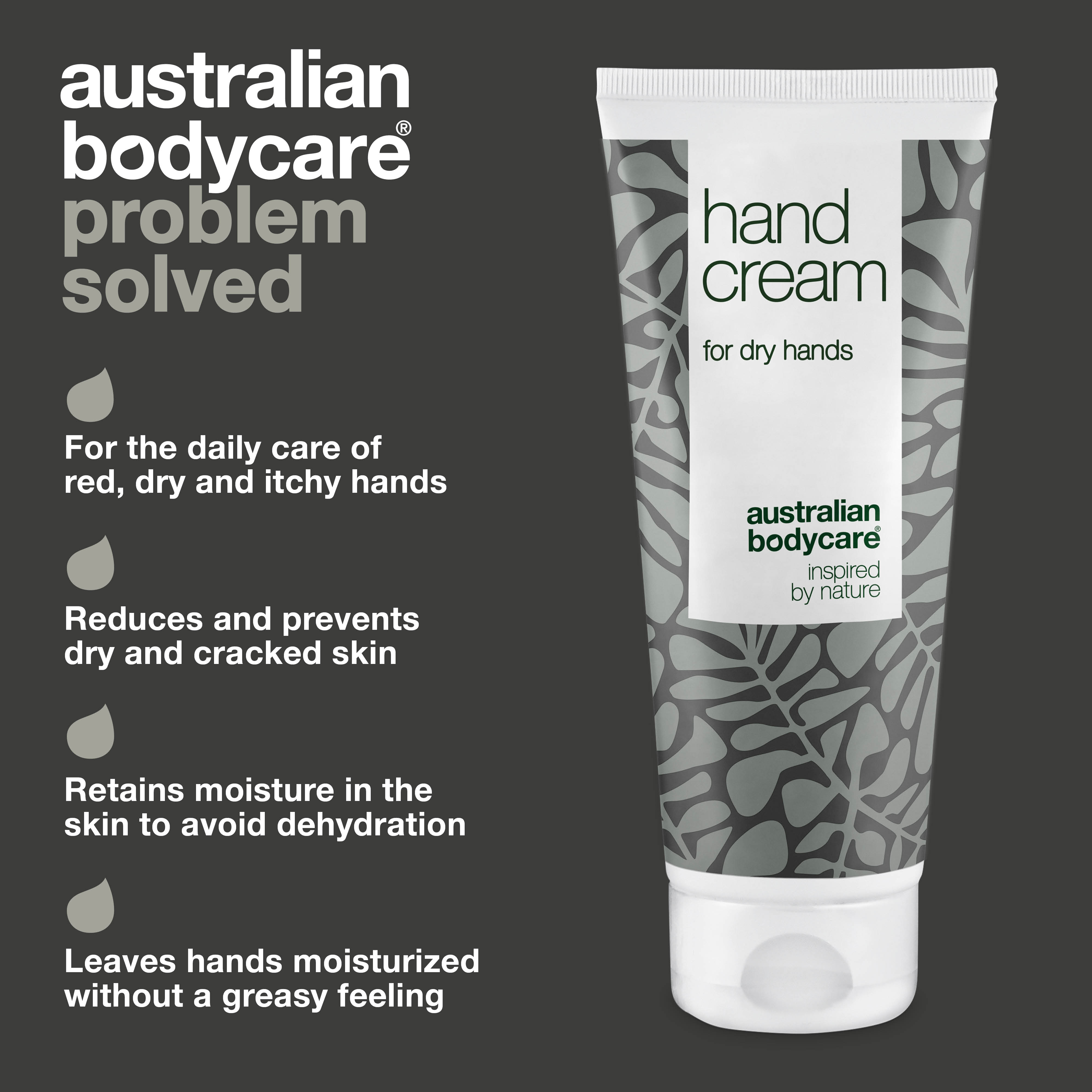 Tea Tree Hand cream for red and dry hands — Hand lotion for the daily care of cracked, itchy hands or with red skin