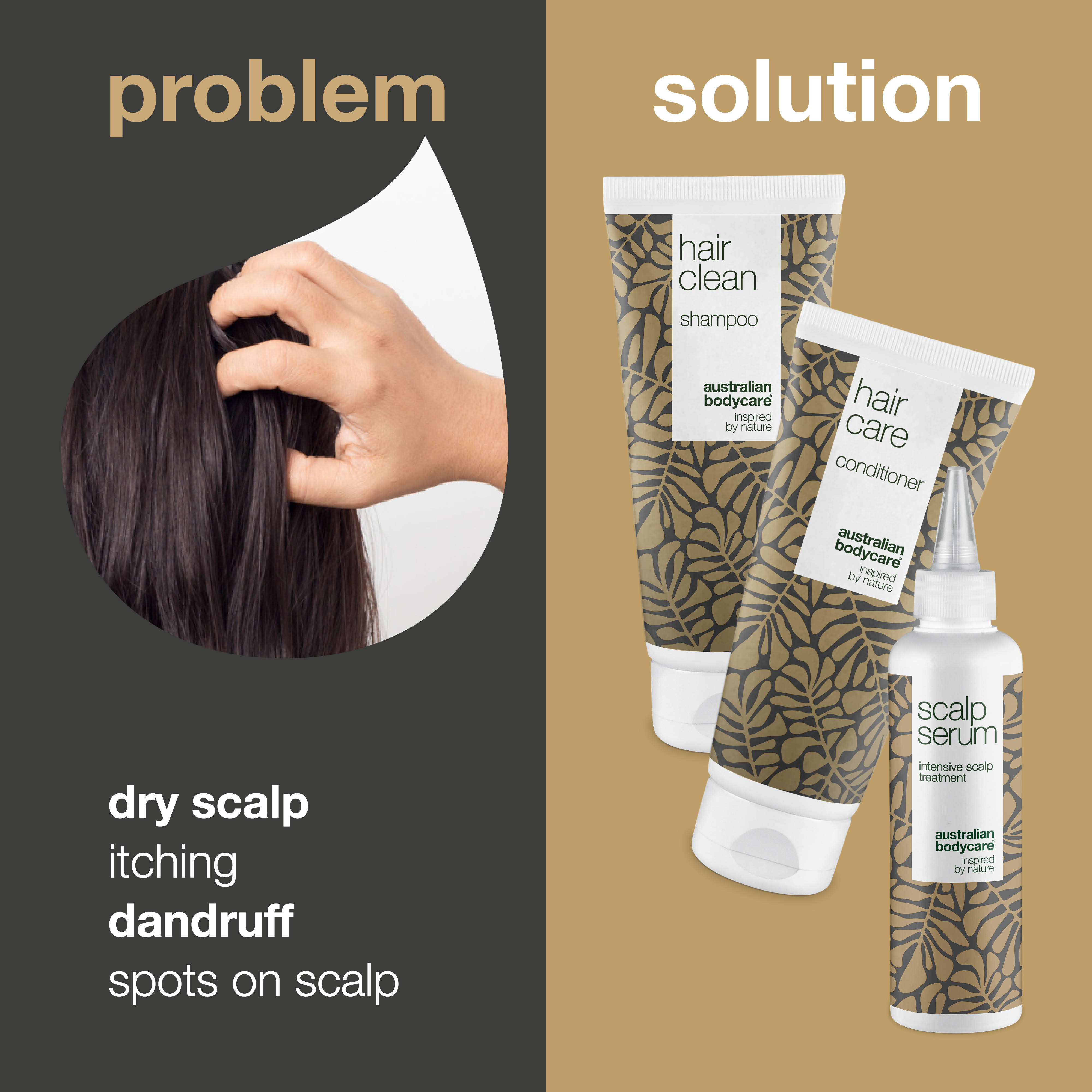 Kit for scalp care against dandruff and dry scalp — Everything you need to care for a dry, irritated scalp, all in one package