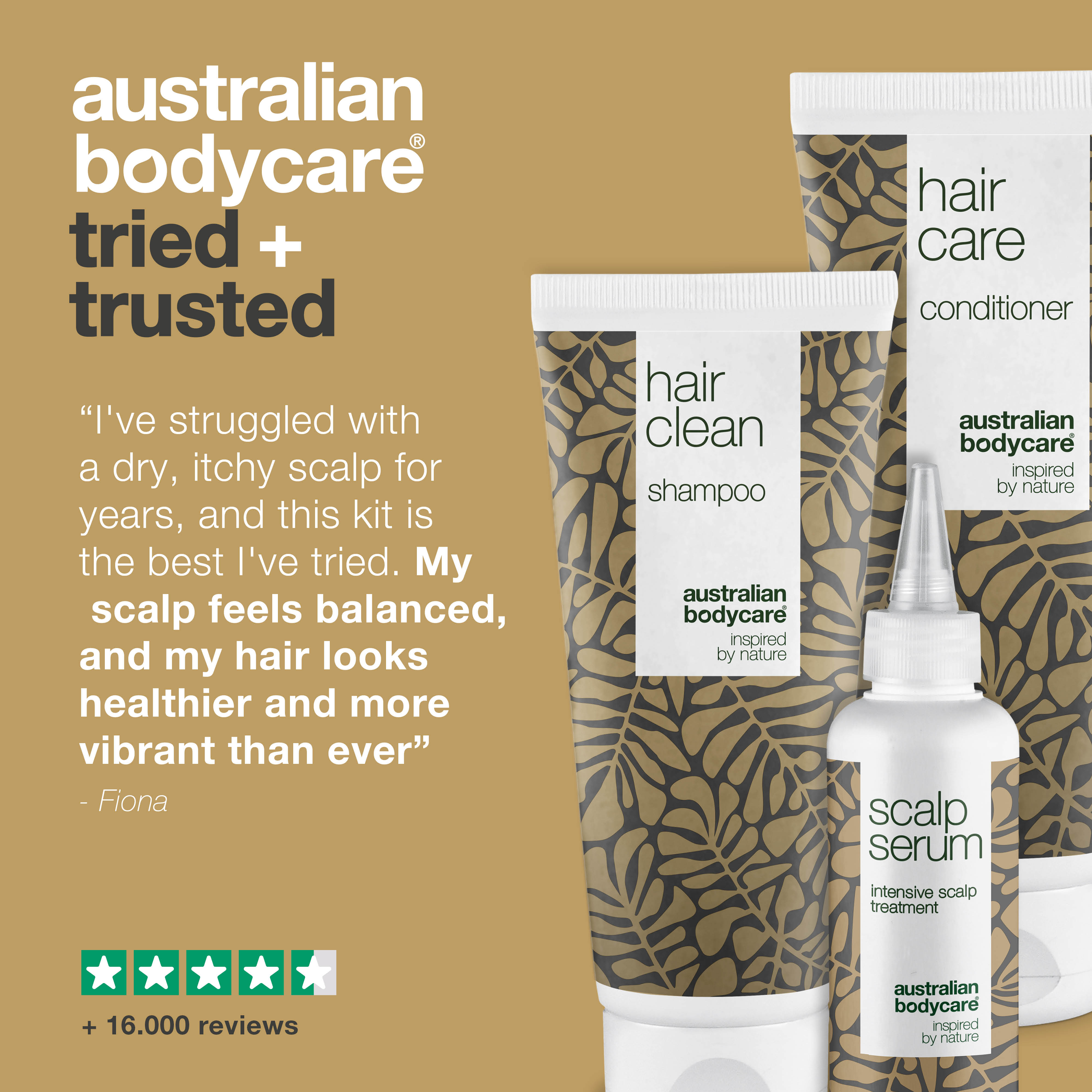 Kit for scalp care against dandruff and dry scalp — Everything you need to care for a dry, irritated scalp, all in one package