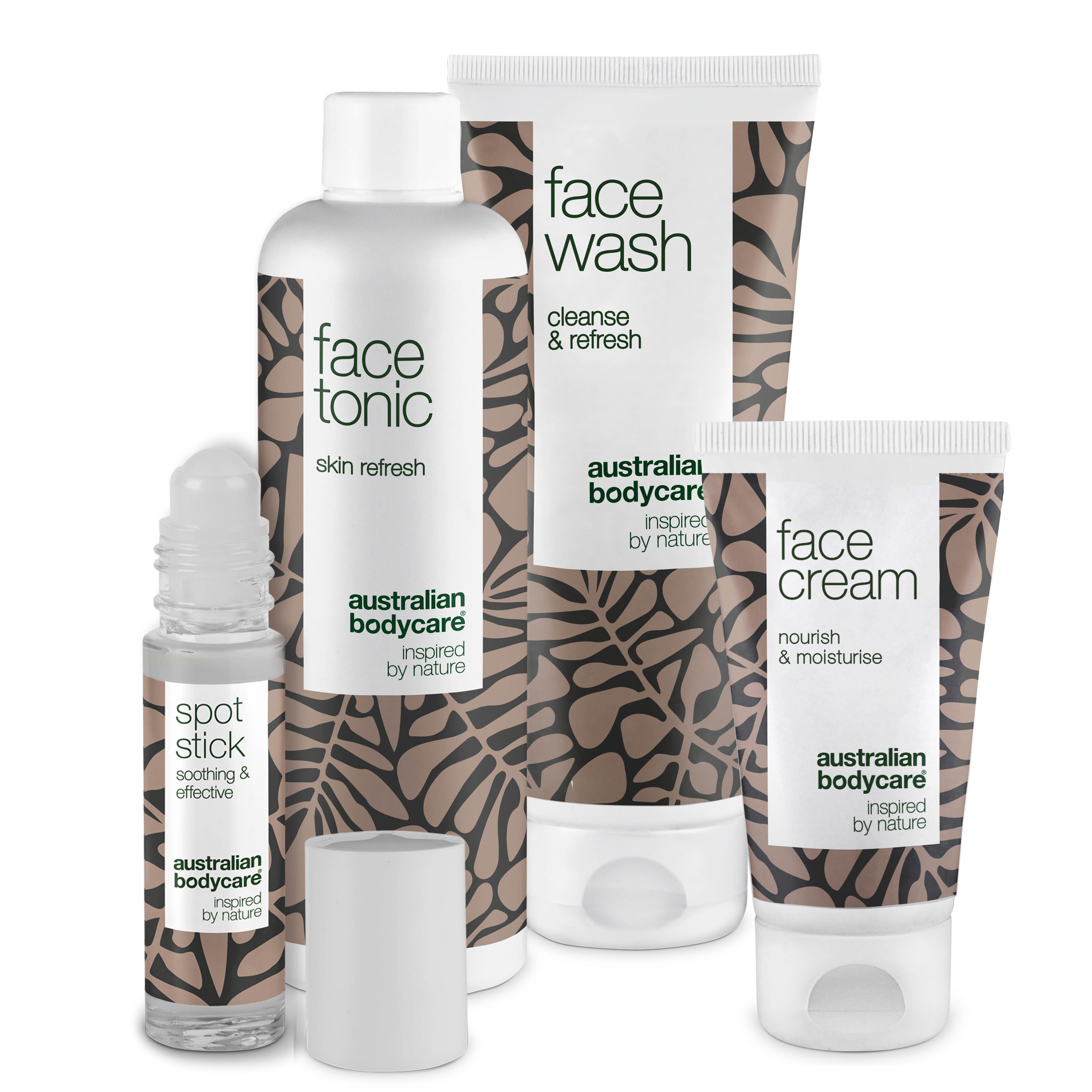 Face care kit for skin blemishes - 4 products for spots on face