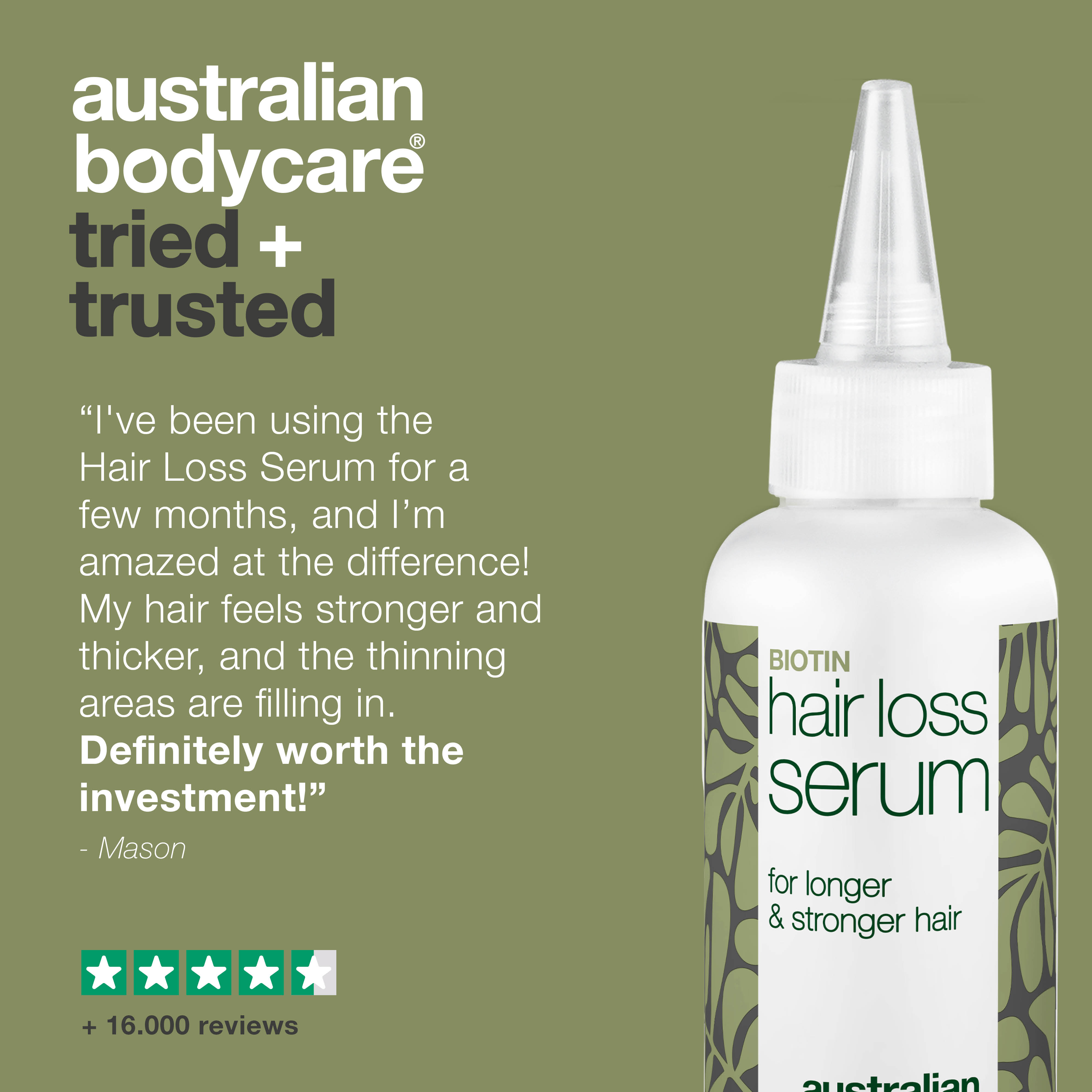 Hair Loss serum with biotin and Capilia Longa — Hair serum for the care of hair loss, fine hair and hair thinning