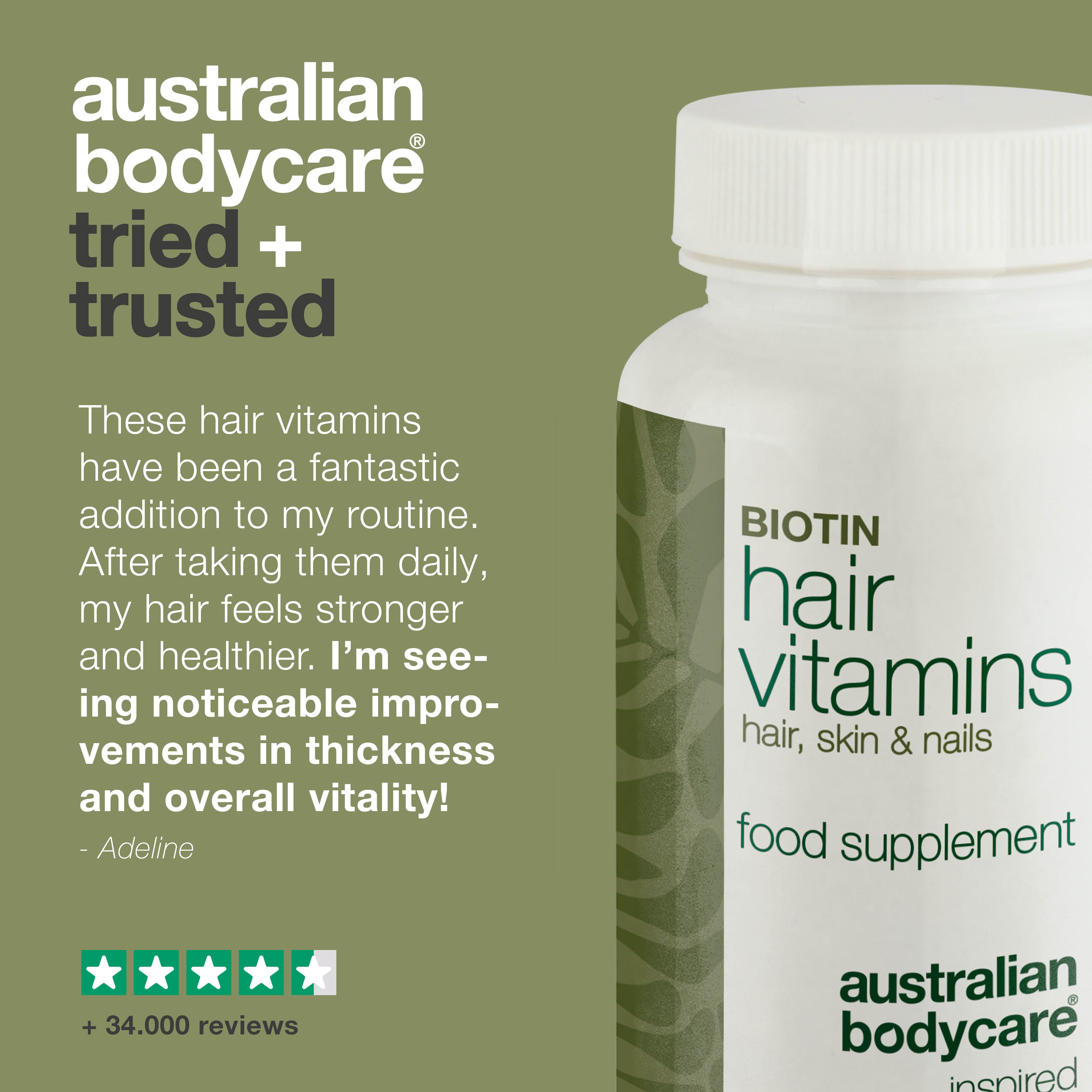 Hair vitamins with Biotin — Biotin for healthy, beautiful hair