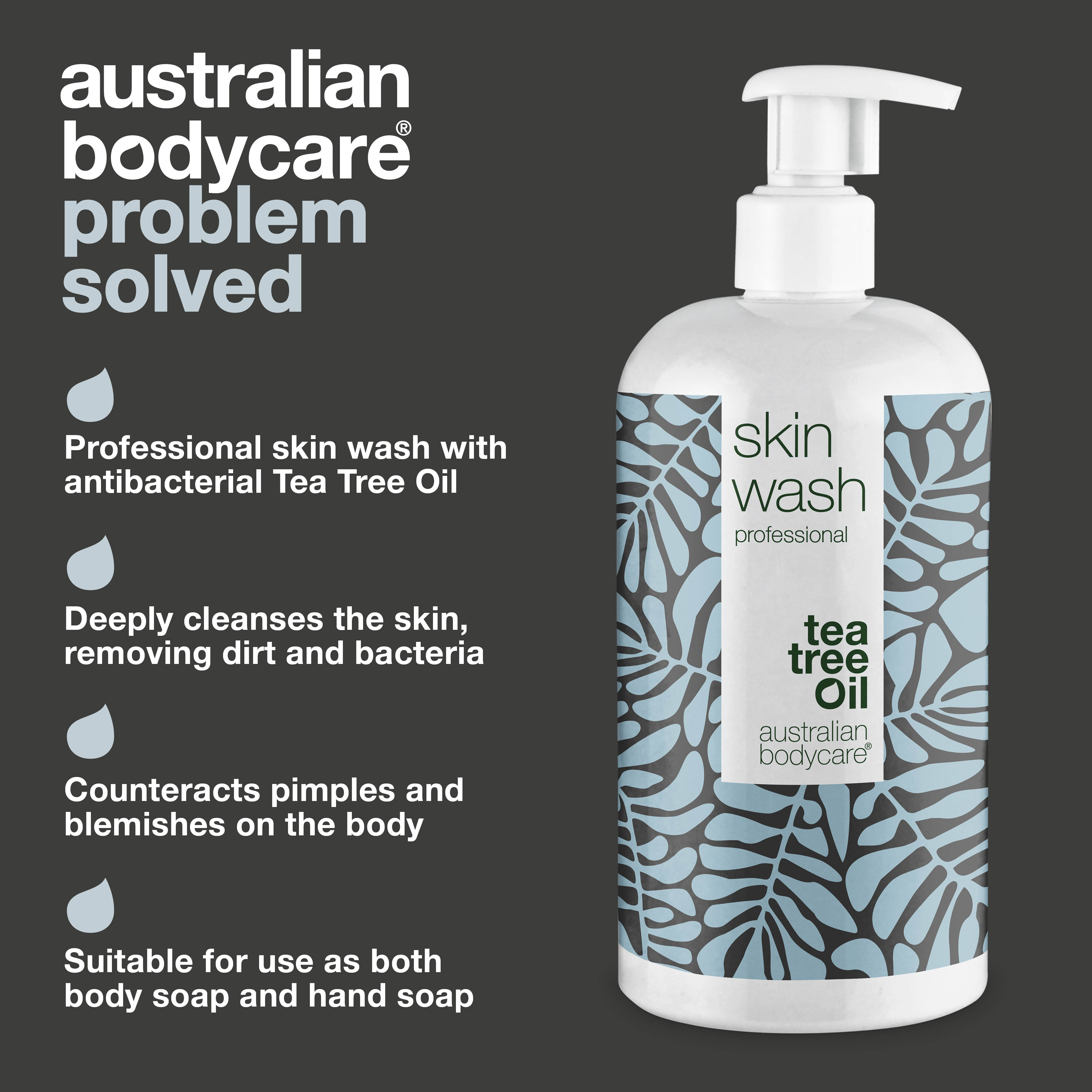 Professional Skin Wash — Professional body wash with antibacterial Tea Tree Oil