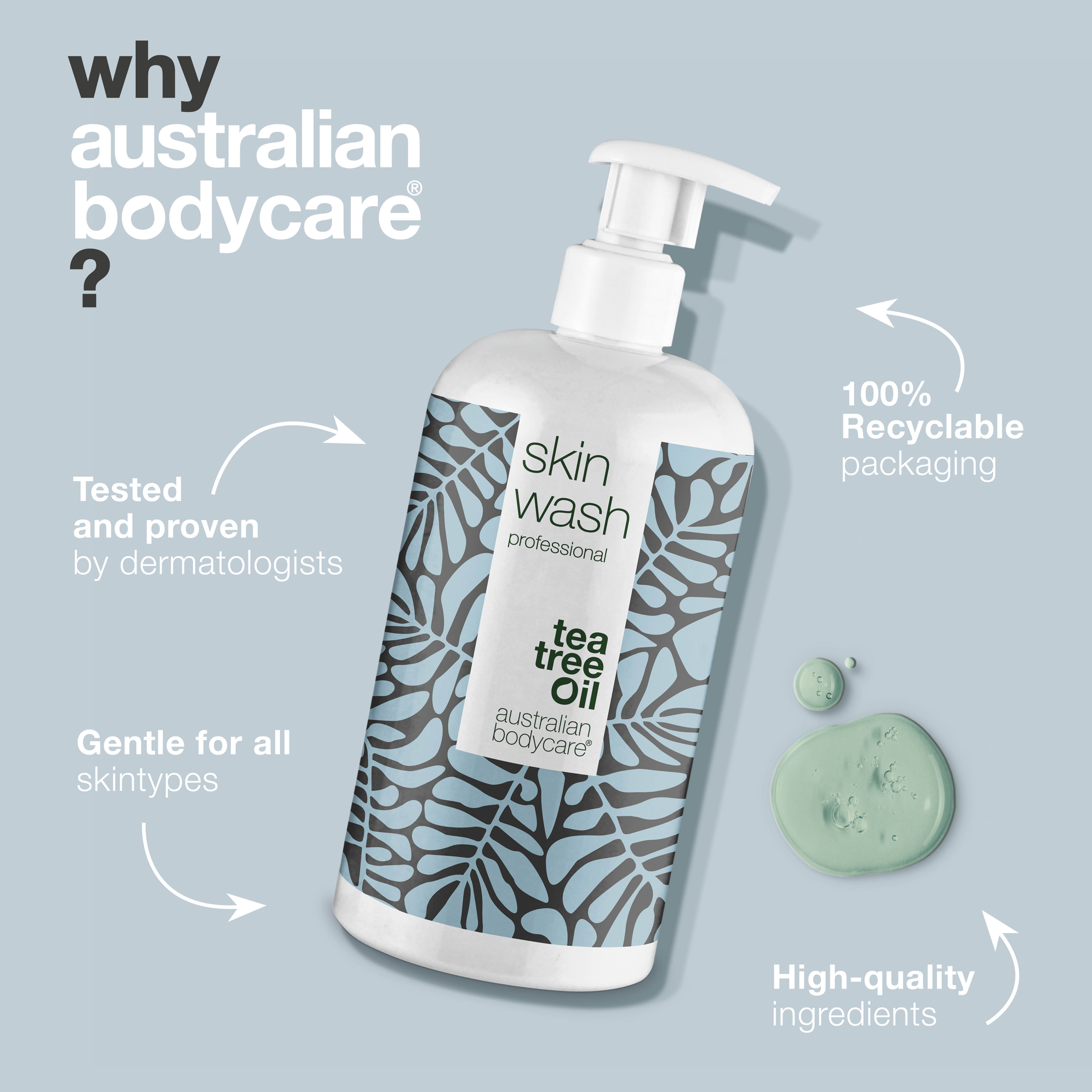 Professional Skin Wash — Professional body wash with antibacterial Tea Tree Oil