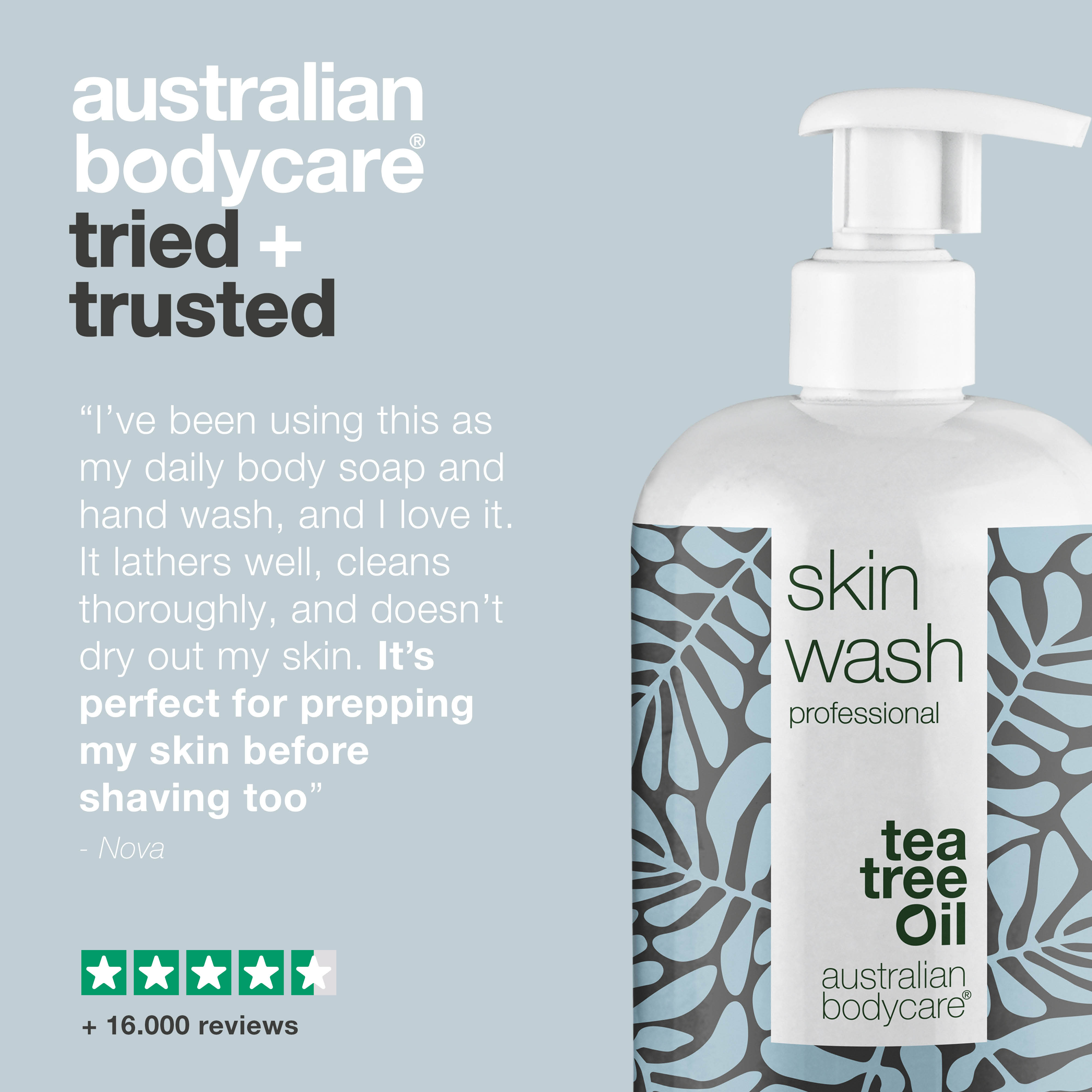 Professional Skin Wash — Professional body wash with antibacterial Tea Tree Oil