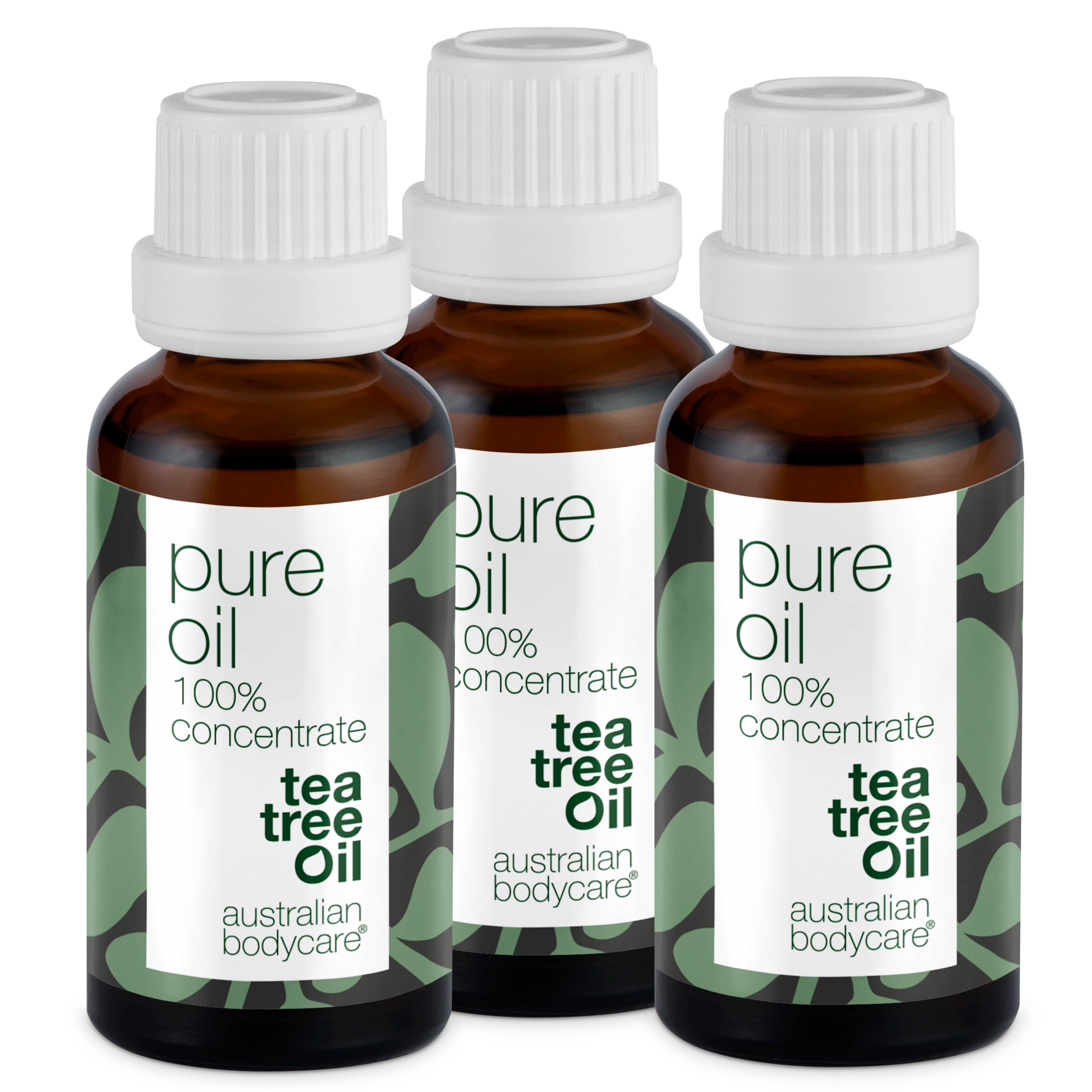 3 x XL 30ml Tea Tree Oil for skin problems — 3—pack of 100% concentrated and undiluted Tea Tree Oil from Australia