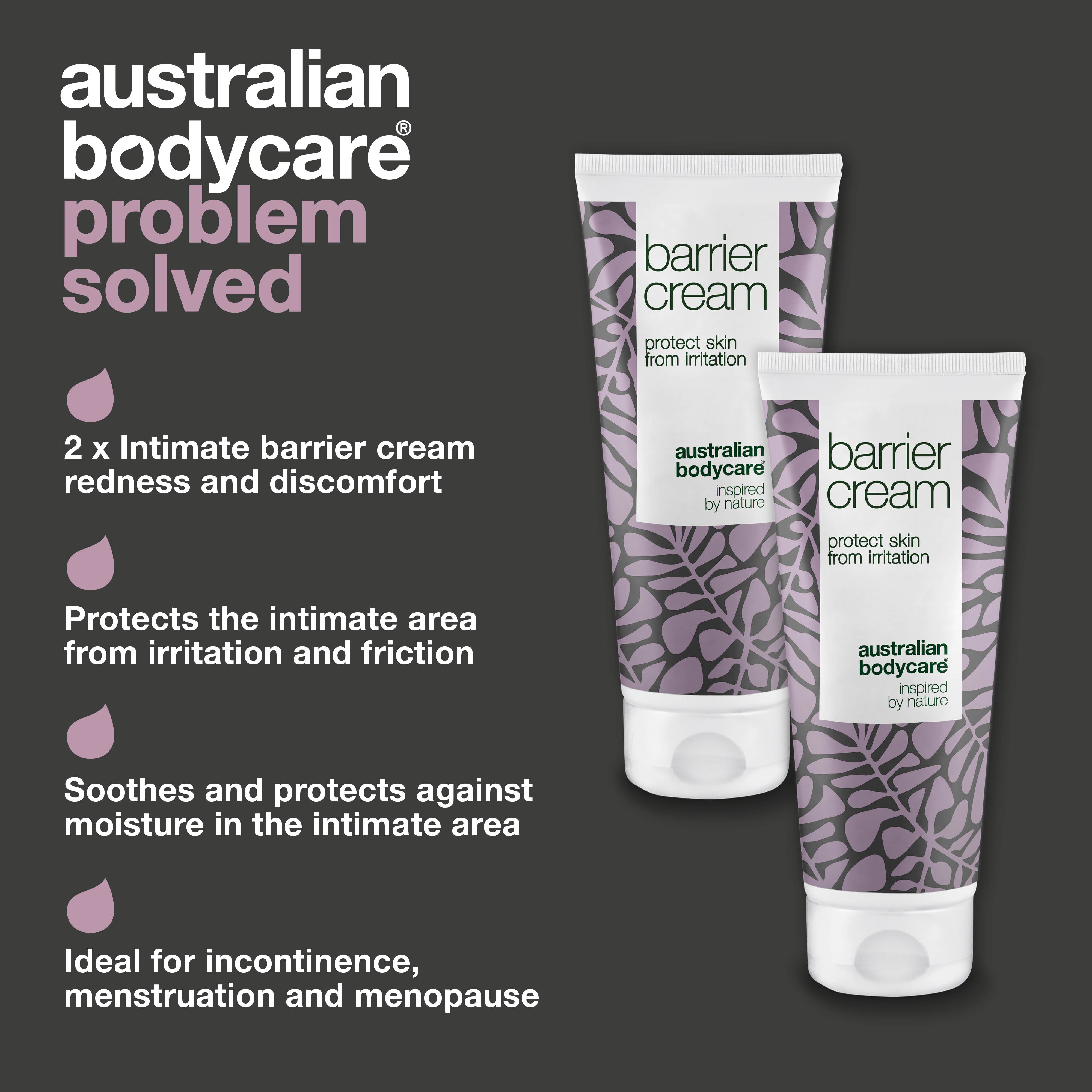 2x Intimate barrier cream against irritation — Intimate protection from redness, burning, friction and incontinence