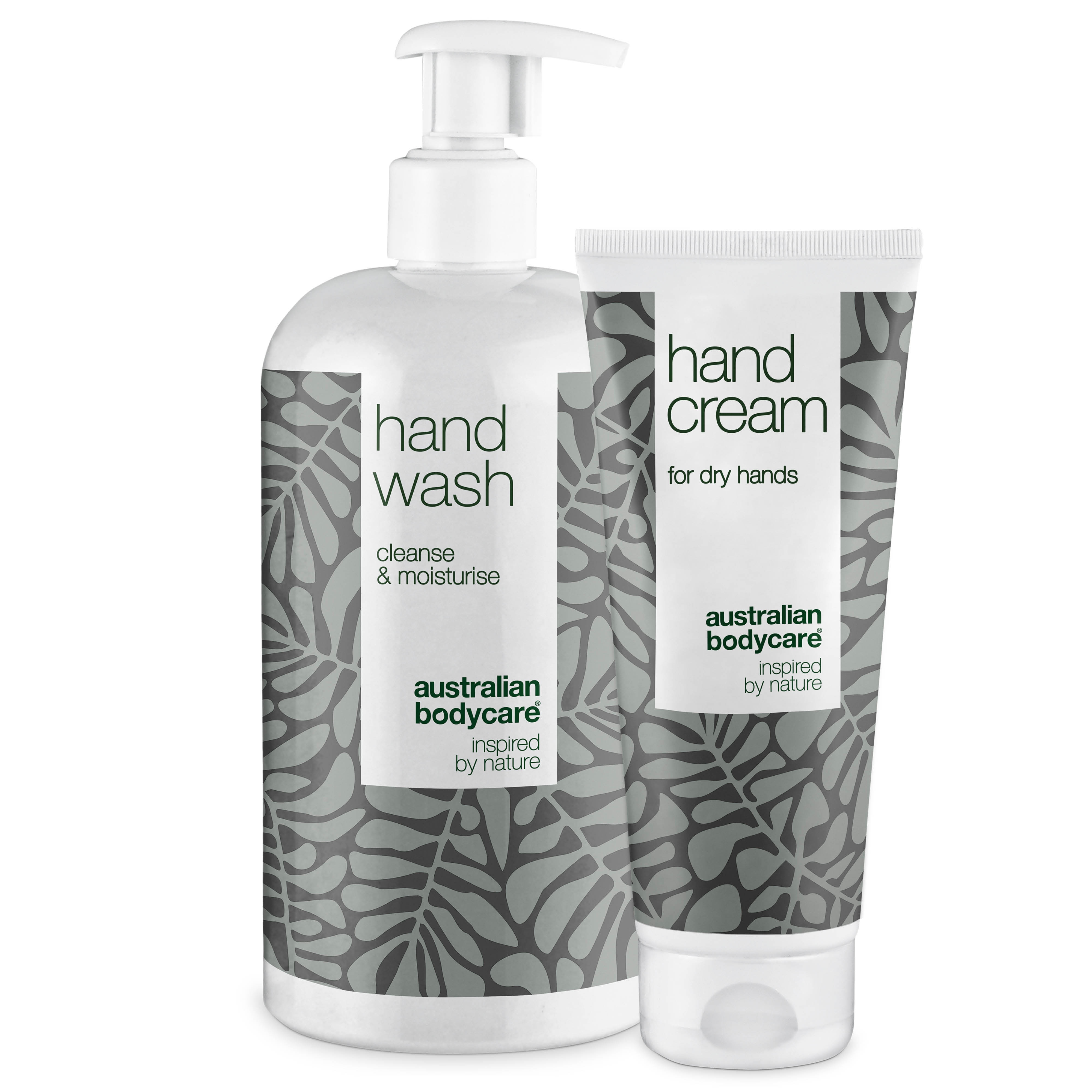 Kit against itchy hands with dry skin, and sore hands — Hand soap and hand cream for chapped, dry hands