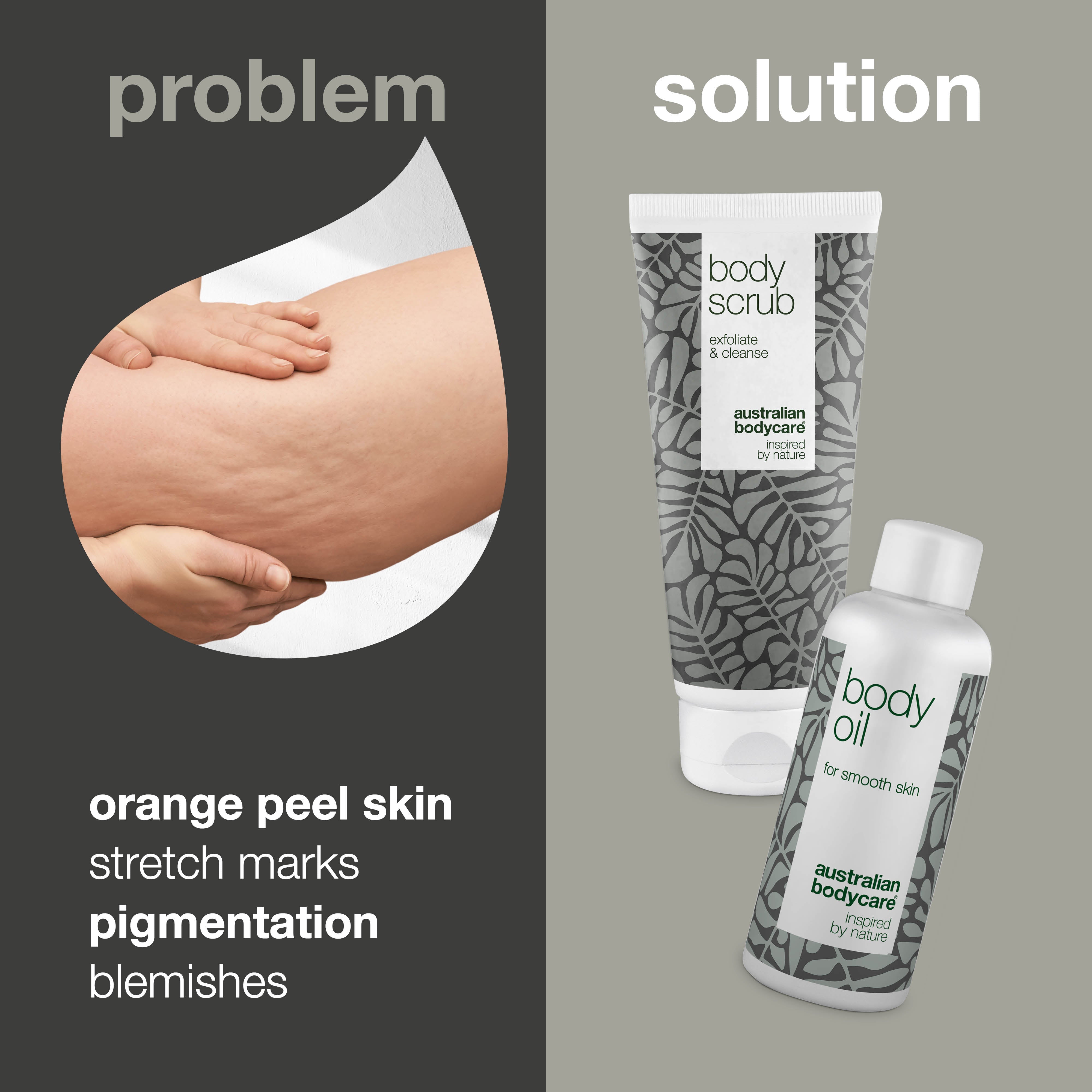 Kit for orange peel skin and cellulite — 2 products to reduce orange peel skin and cellulite on the whole body