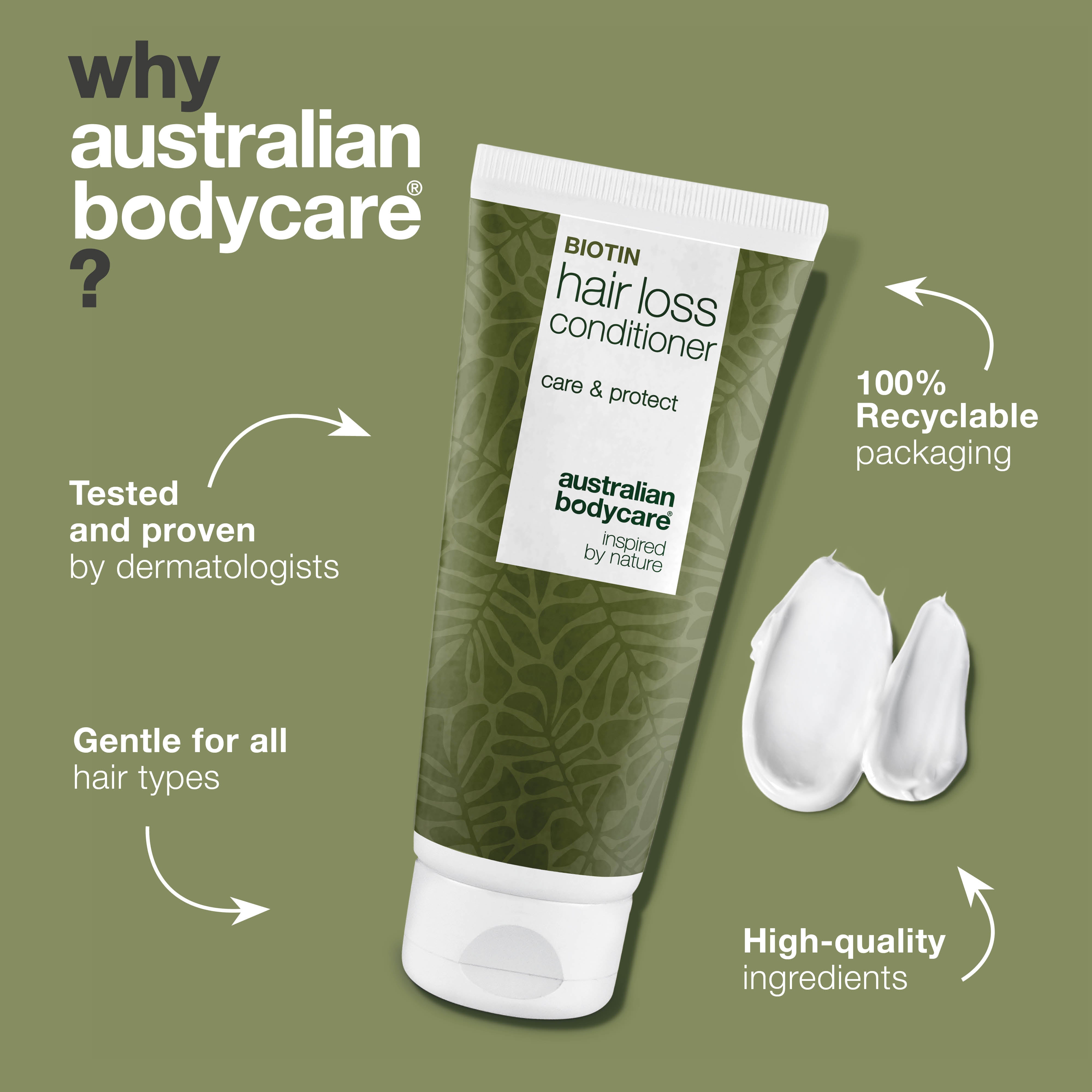 Hair Loss conditioner for thin and weak hair — Conditioner with Capilia Longa for hair care in case of hair loss and hair thinning