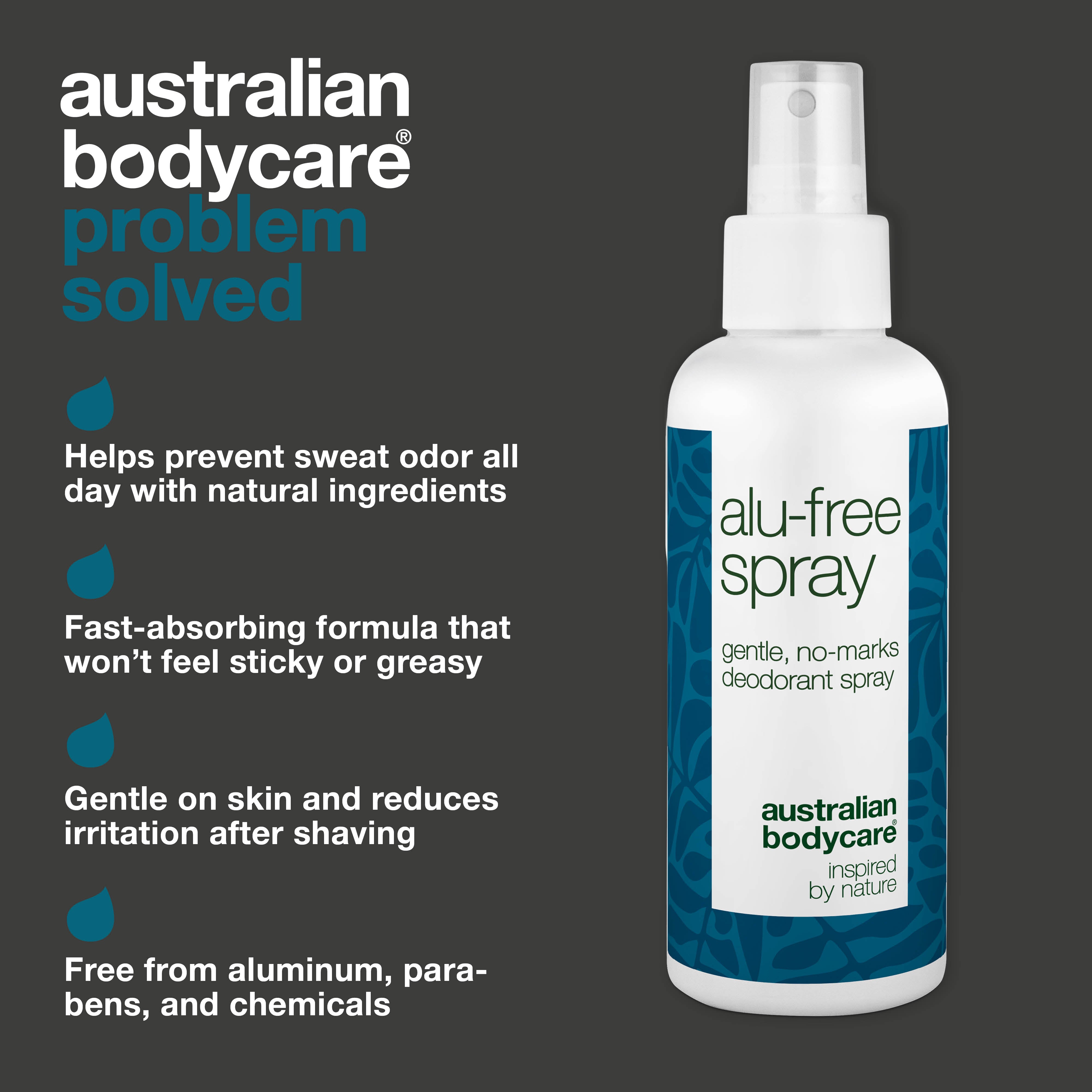 Aluminum-Free Deodorant Spray – Natural Freshness — Effective aluminum-free deodorant with natural ingredients. Fights odor, dries quickly, and keeps you fresh all day. Gentle on skin.