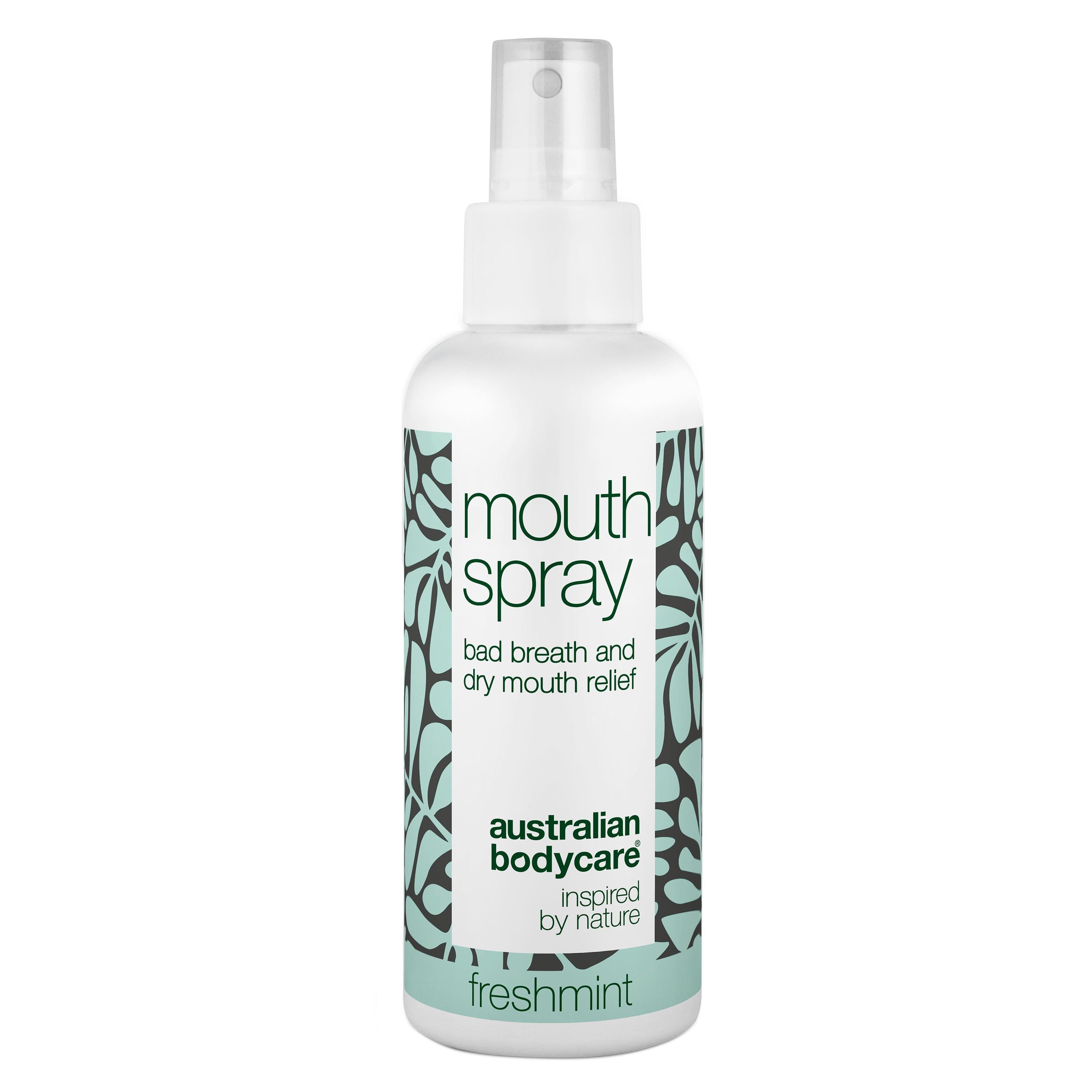 Refreshing Mouth Spray for Bad Breath and Dry Mouth — Soothing and refreshing mouth spray for tongue and gums with natural ingredients. Keeps your mouth fresh and hydrated, tackling bad breath and dry mouth effectively.