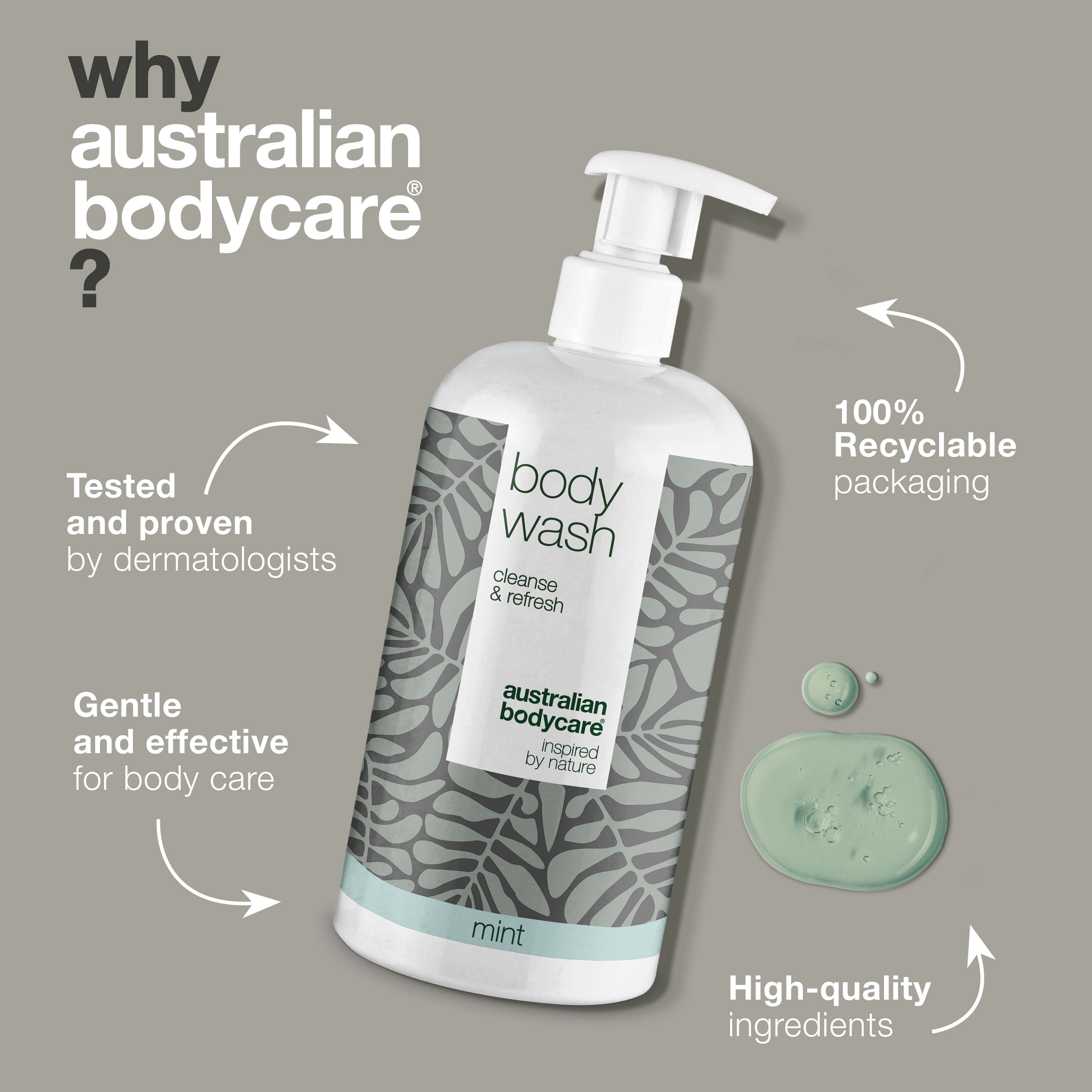 bodycare 4 for 3 Body Wash - Tea Tree Oil Mint Body Wash