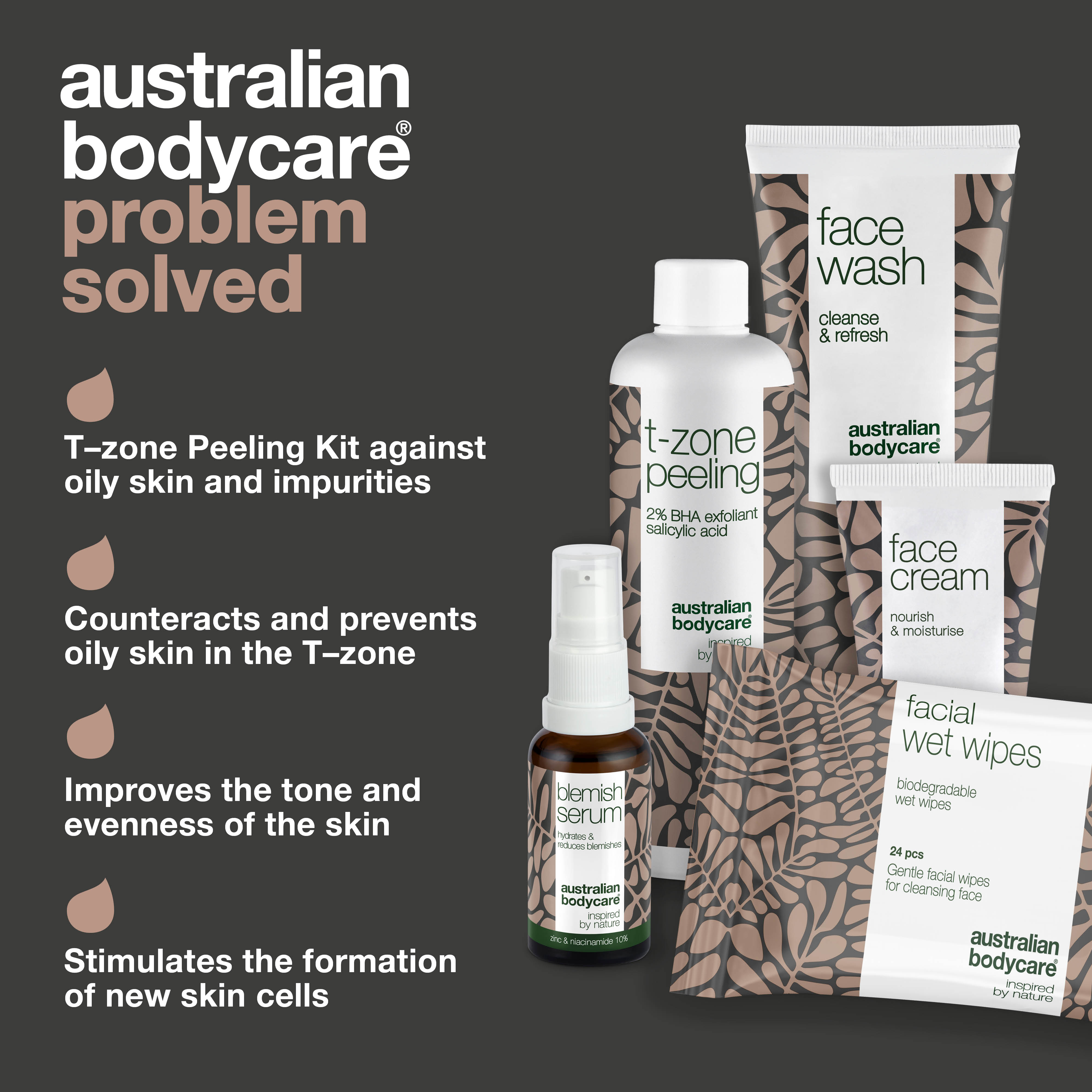 T–zone Peeling Kit — Counteracts and prevents oily skin on the T–zone