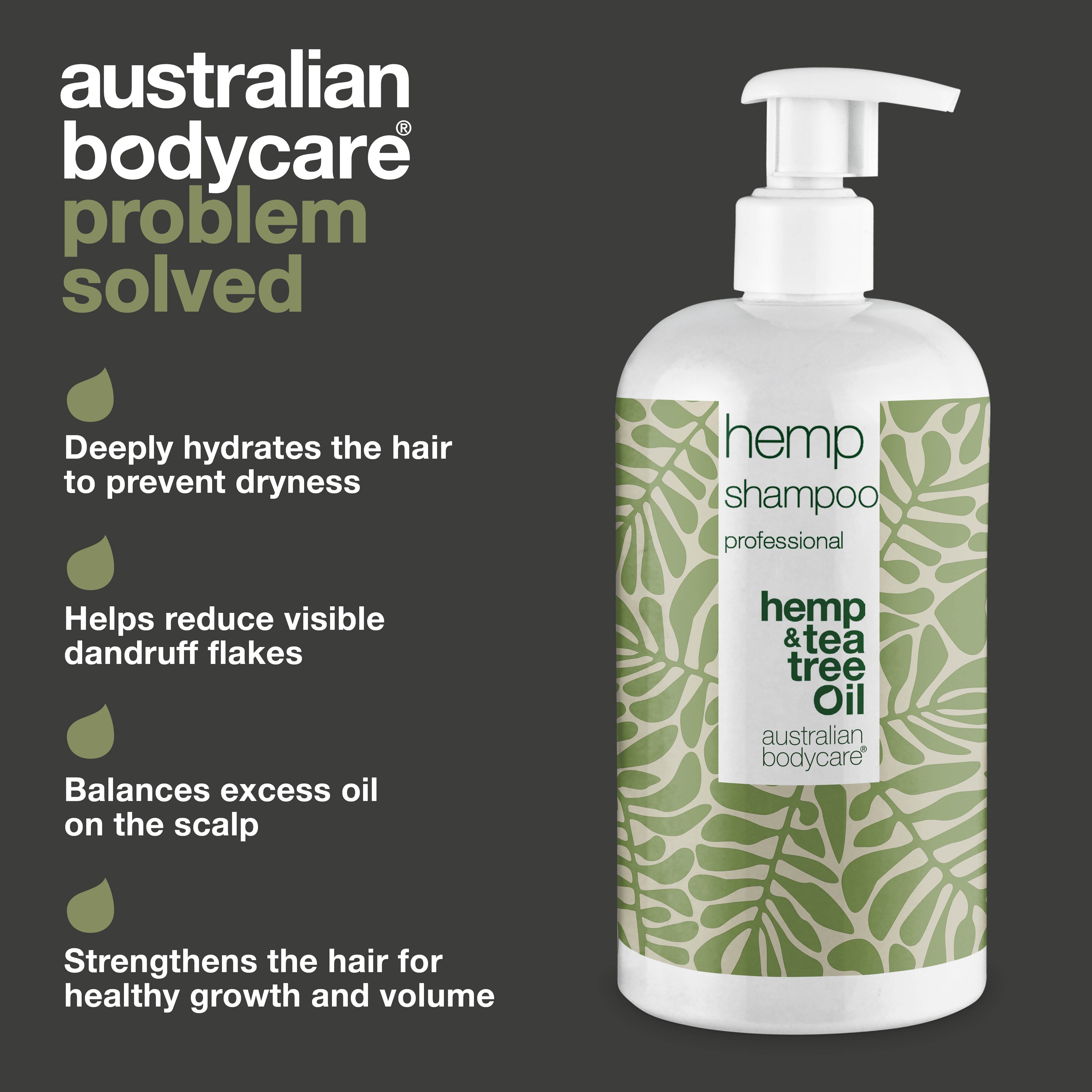 Hemp Shampoo for Dry Hair and a Balanced Scalp —  Hemp Shampoo delivers deep moisture and nourishment while helping to maintain a balanced, healthy scalp.