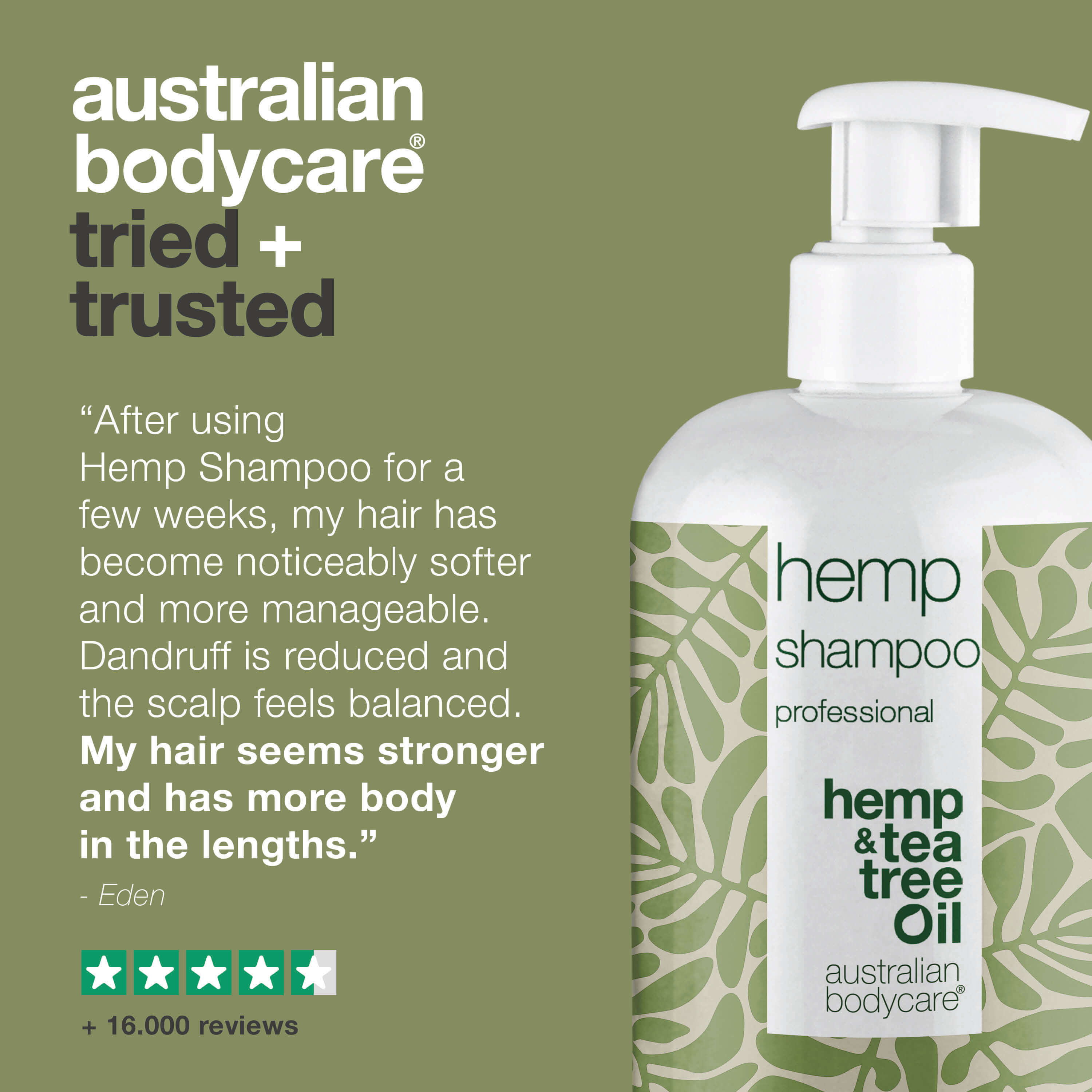 Hemp Shampoo for Dry Hair and a Balanced Scalp —  Hemp Shampoo delivers deep moisture and nourishment while helping to maintain a balanced, healthy scalp.